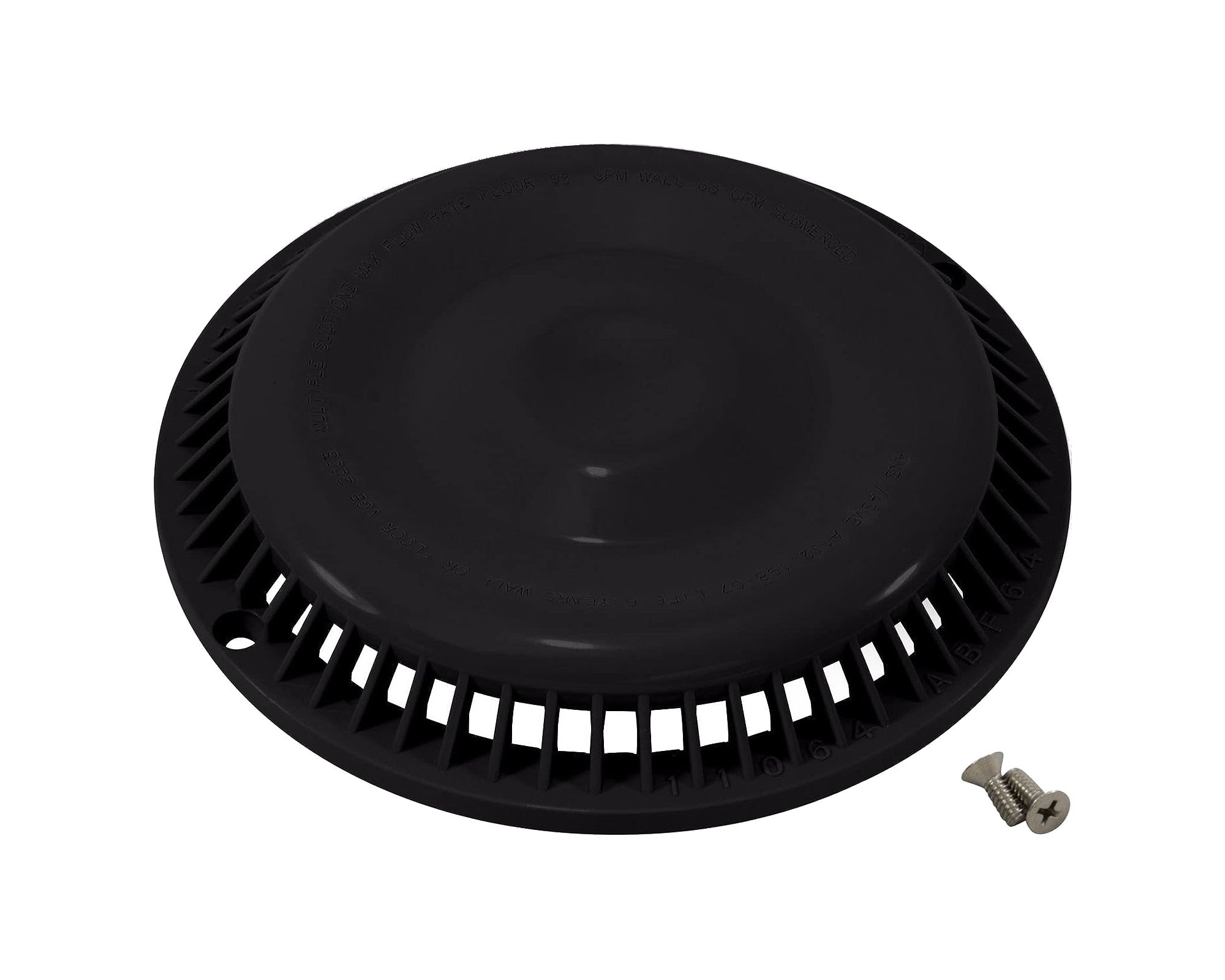 Afras Anti Vortex ABS Drain Cover 7.375 Inch - Heavy Duty Bathroom & Shower Drain Grate for Home & Commercial Use