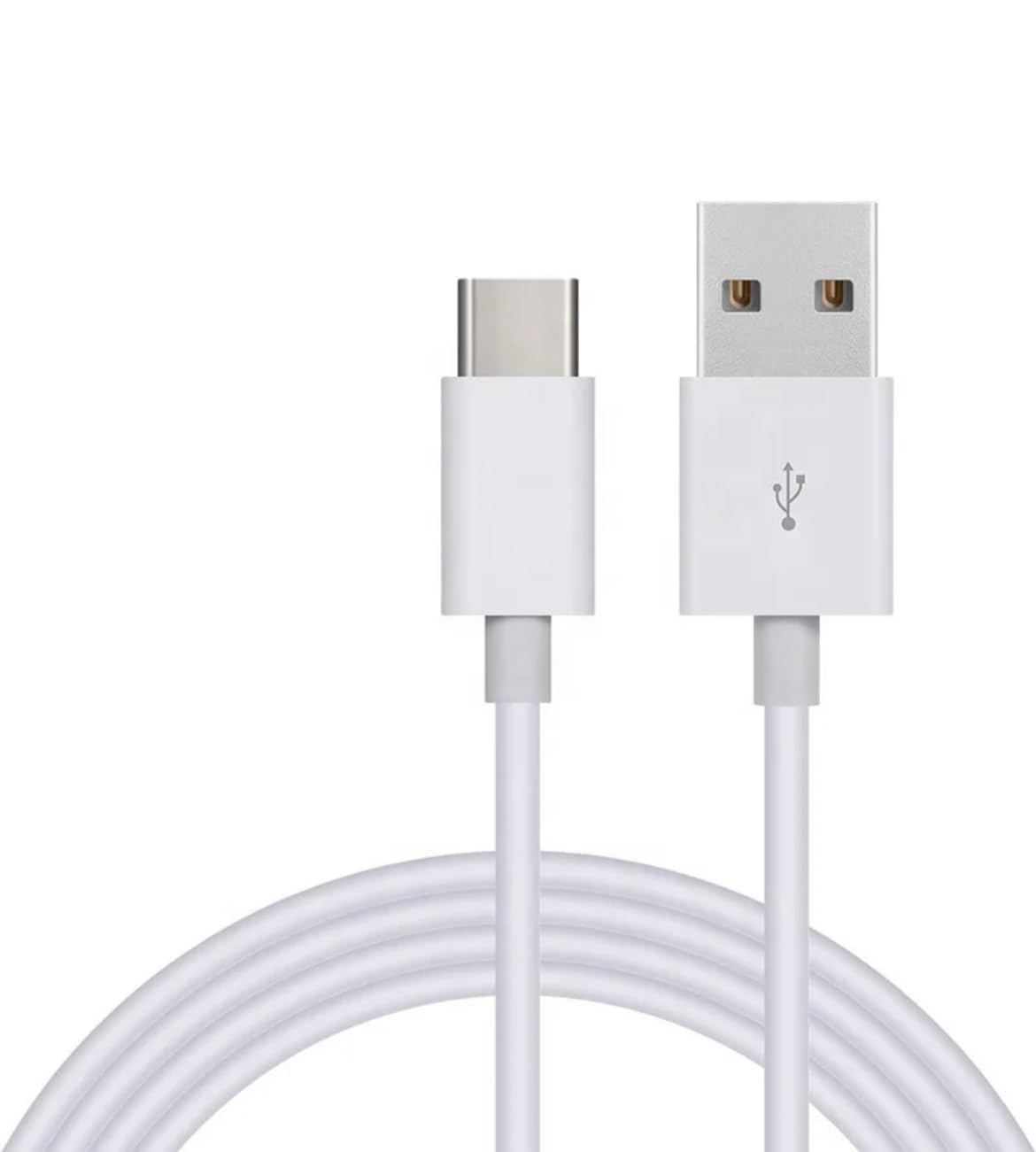 Fast Charging USB Type-C Cable 1M - Compatible with Samsung Galaxy S21/S20 FE/S10/S9/S8 Plus/Note 10/9/8/A40/A50/A52 - Durable Nylon Braided Android Charger Cord for Phones, Tablets & Power Banks - Perfect for Home, Office & Travel Charging