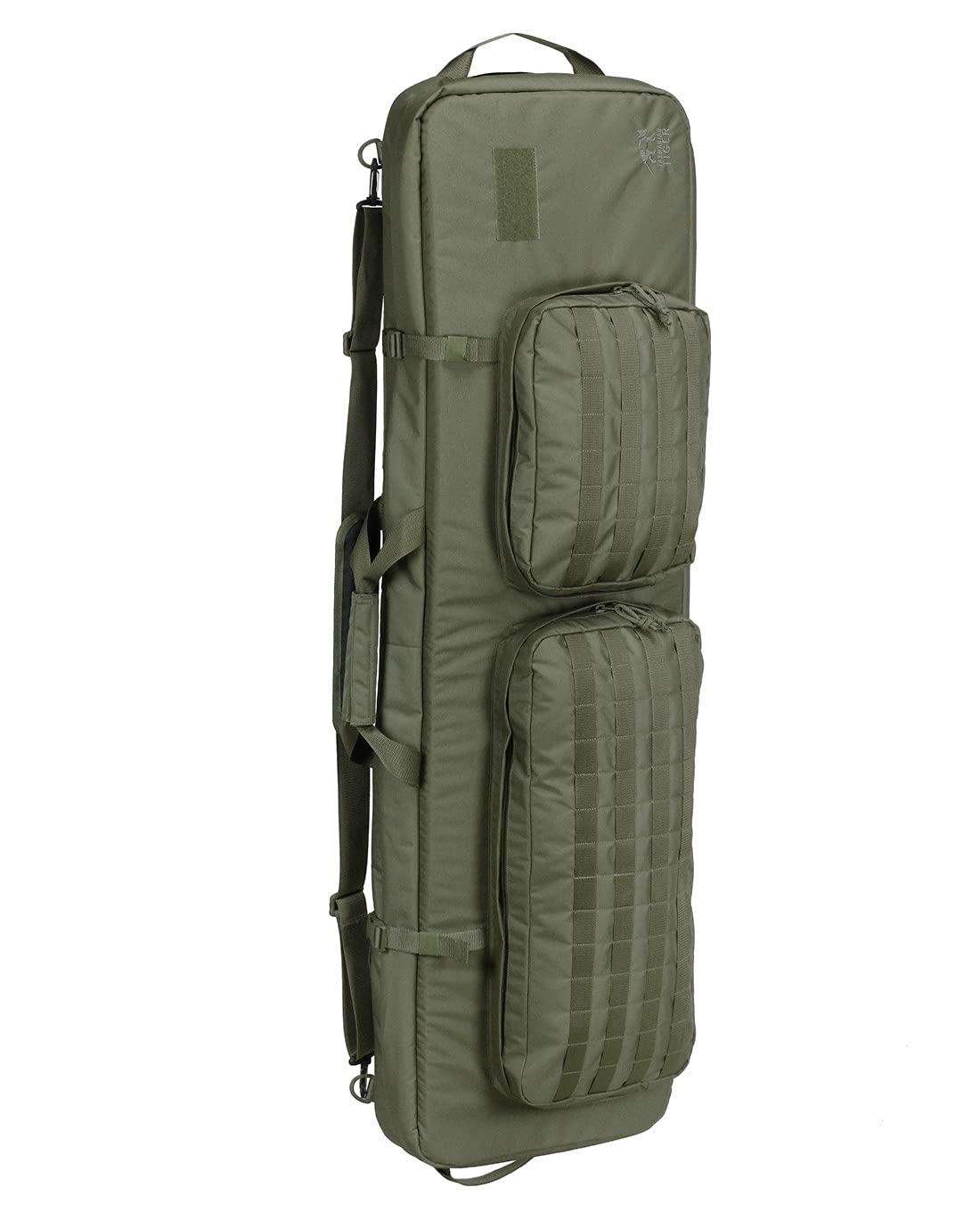 Tasmanian Tiger TT DBL Modular Rifle Bag Olive (7751.331) - Tactical Military Range Gear for Hunting & Shooting Sports