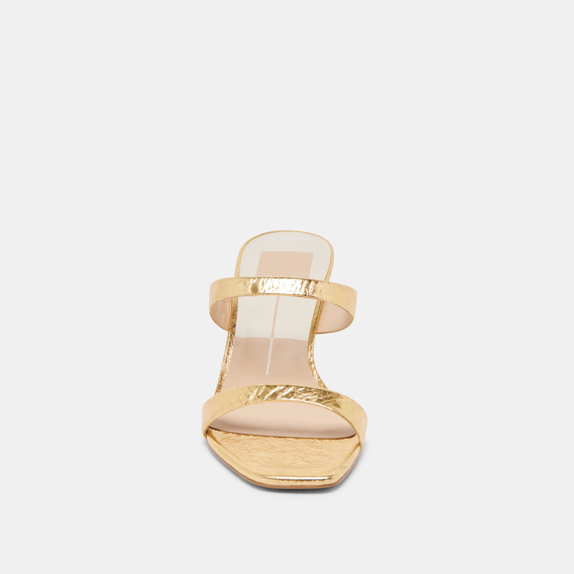 GENORA Women's Gold Distressed Leather Heels - Stylish High Heel Pumps for Party, Wedding & Evening Events - Comfortable & Fashionable Dress Shoes