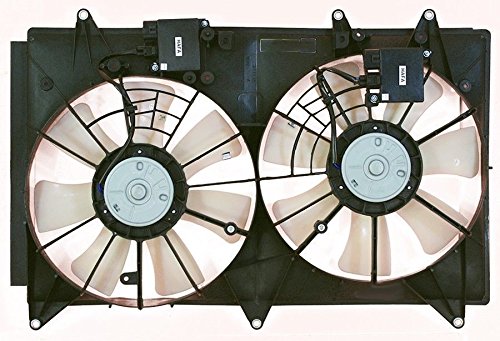 Mazda CX-7 Radiator & AC Condenser Dual Fan Assembly (2007-2010) - OEM Replacement Part MA3115139 - Perfect for Cooling System Repair & Maintenance