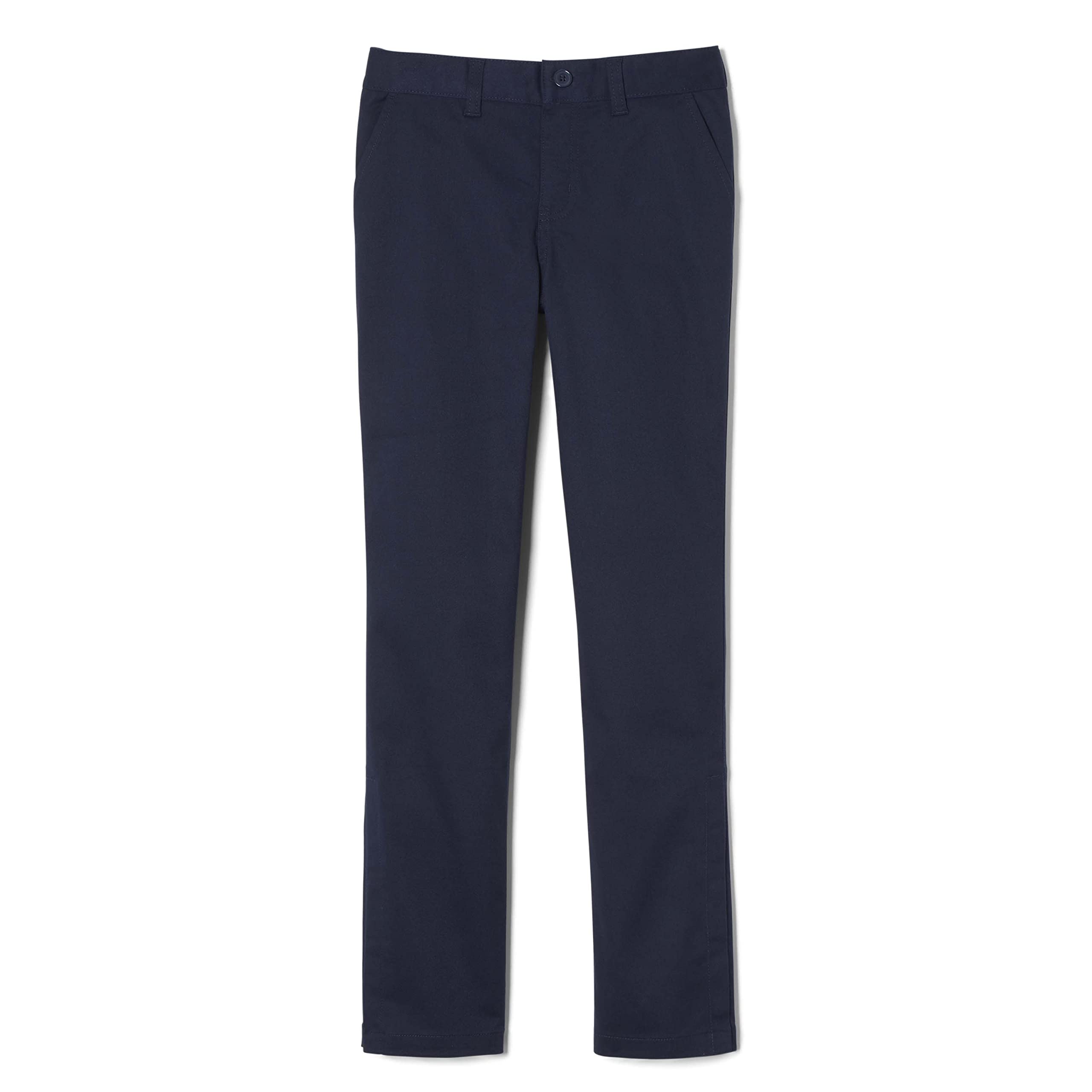 French Toast Girls' Adaptive Straight Pants with Hook and Loop Closure - Easy Pull-Apart Leg Openings for Comfort & Independence - Perfect for School, Therapy & Special Needs