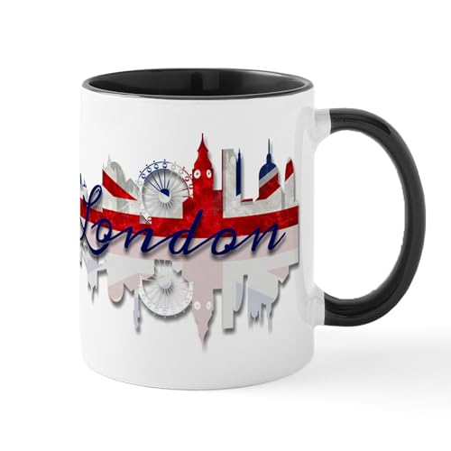White/Black Inside - London Skyline Mugs