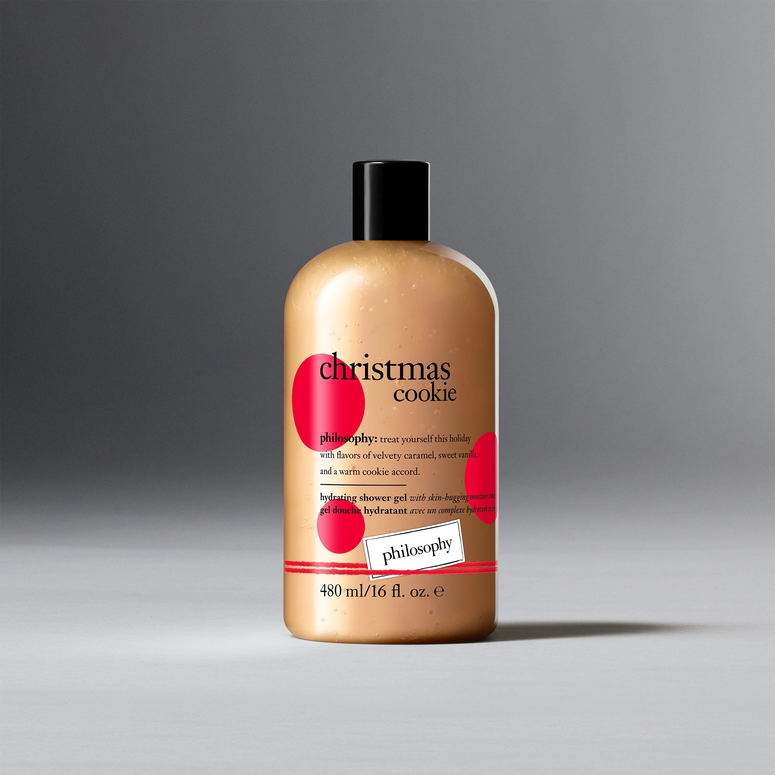 Christmas Cookie Scented Hydrating Shower Gel - Moisturizing Body Wash for Dry Skin - Perfect for Holiday Gifts & Winter Self-Care Routine