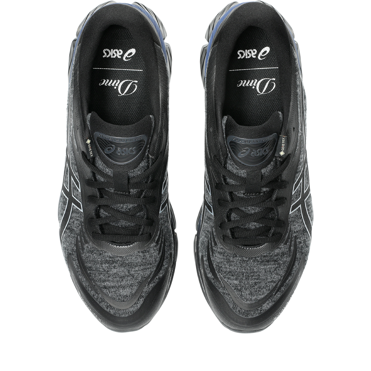 DIME X ASICS GEL QUANTUM 360 VIII GTX Running Shoes - Black/Pure Silver for Men & Women | Waterproof Trail & Road Running Sneakers for Outdoor Training & Jogging