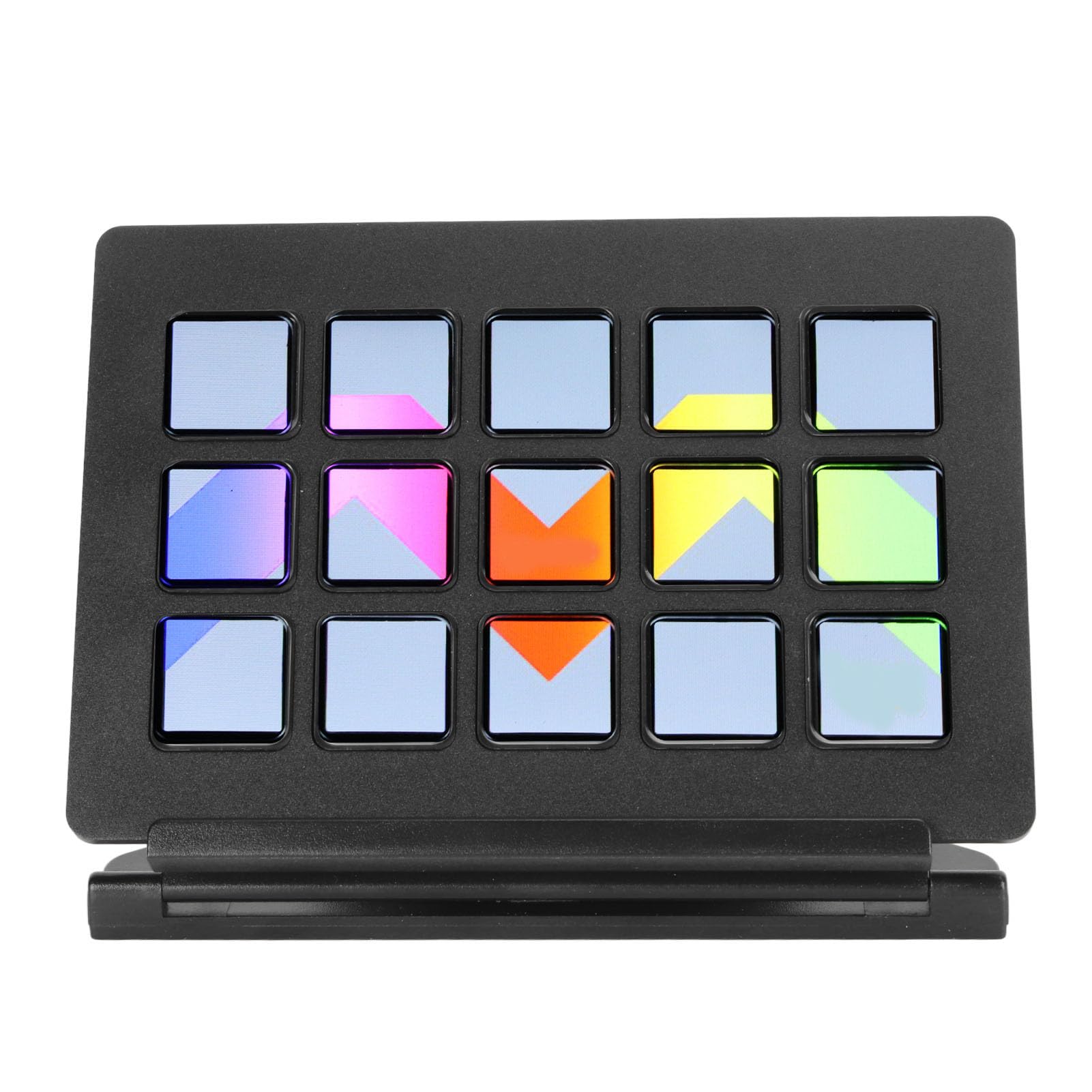 GOWENIC 15-Key LCD Custom Macro Keyboard for Stream Deck - Programmable Hotkey Controller for YouTube, OBS, Twitch & PC Streaming | Perfect for Content Creators & Live Streamers