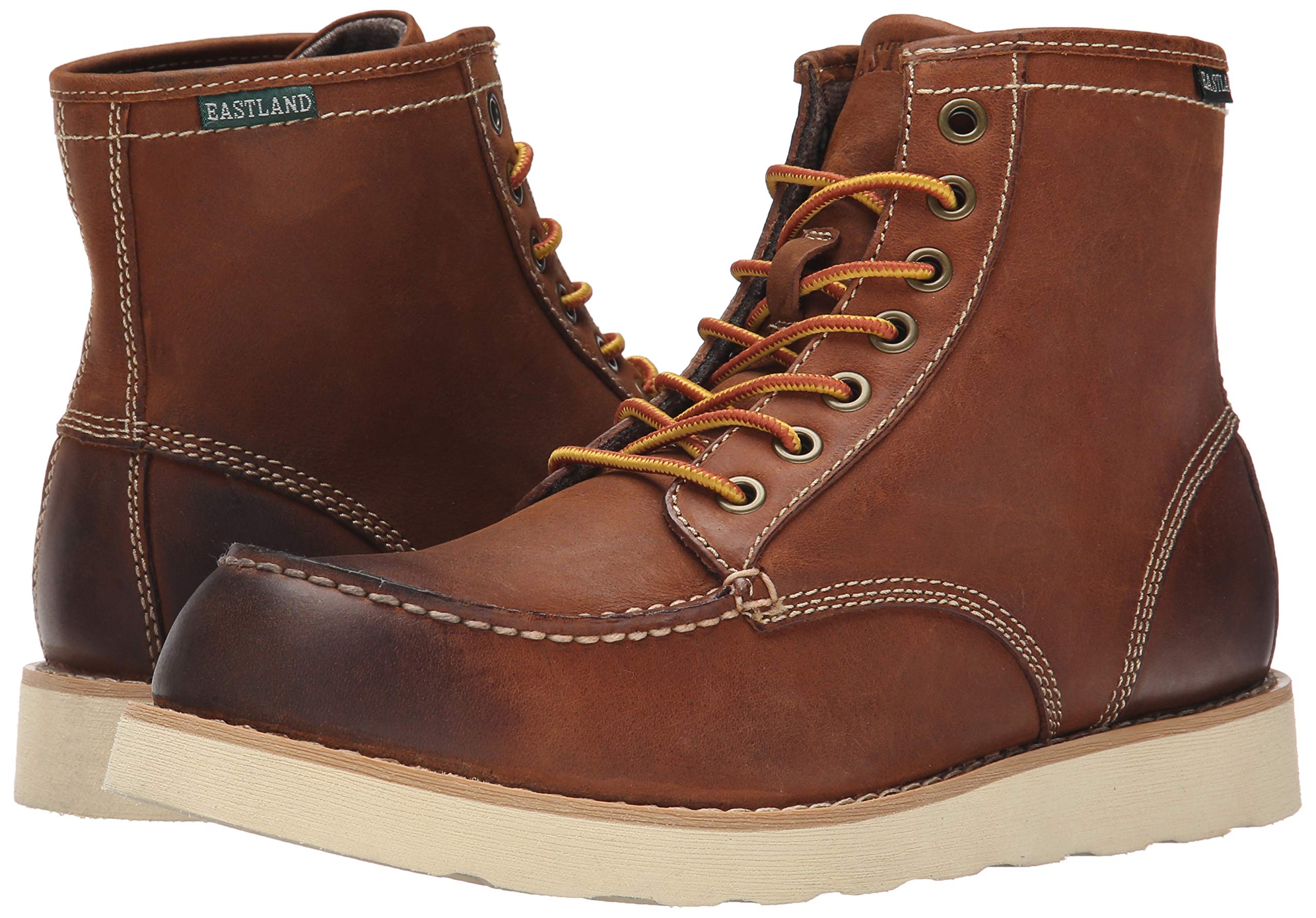 Eastland Men's Lumber Up Leather Fashion Boots - Waterproof & Comfortable for Outdoor Hiking, Work & Casual Wear