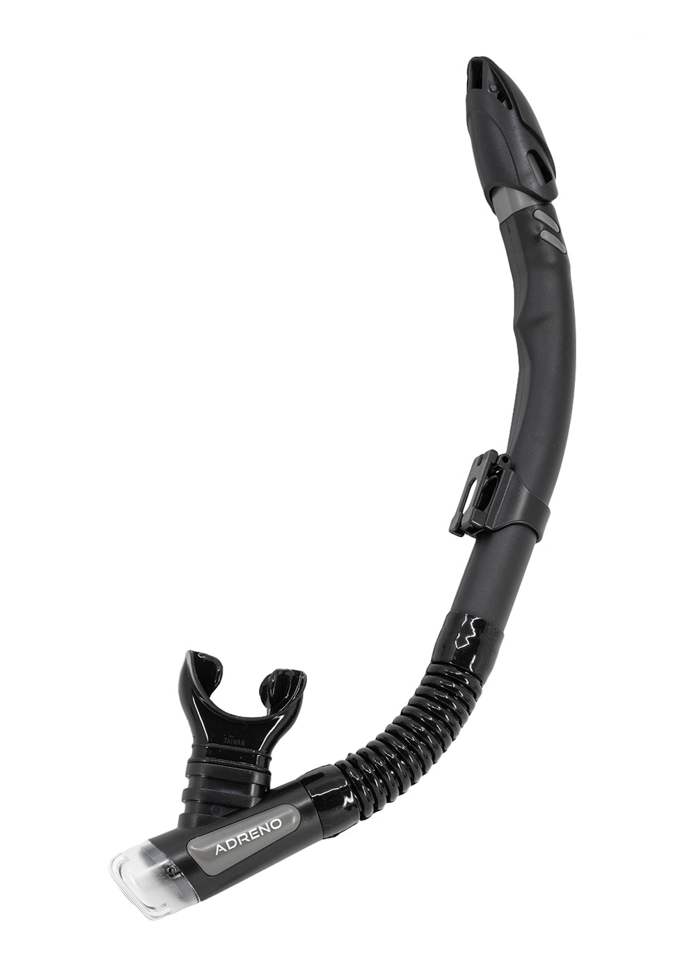 Adreno Moray Snorkel Mask & Fin Set - Black - Perfect for Scuba Diving, Snorkeling, and Beach Vacations