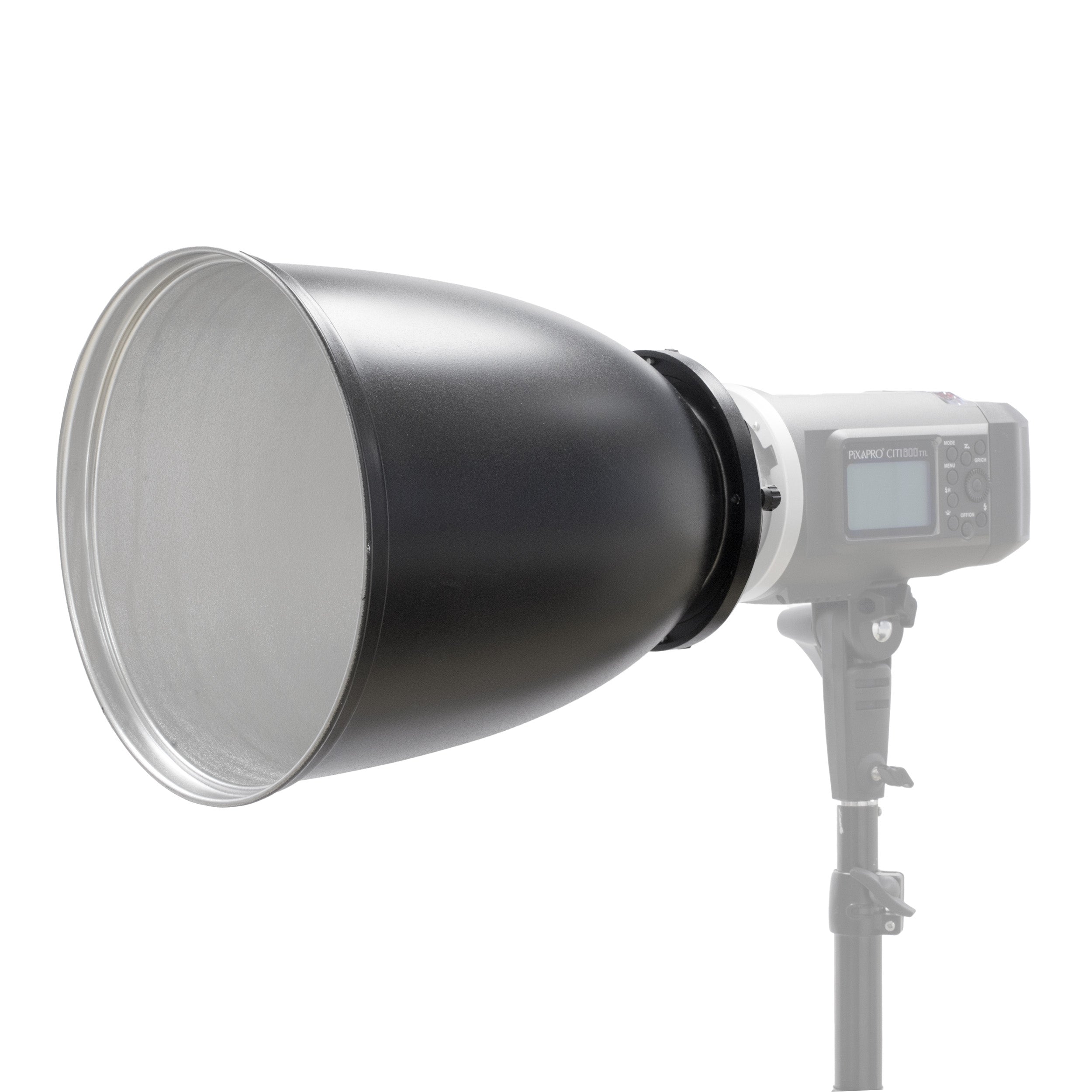 45° Long Focus Tele Zoom Reflector with Interchangeable Speedring - Perfect for Studio Photography, Portrait Lighting, and Video Production