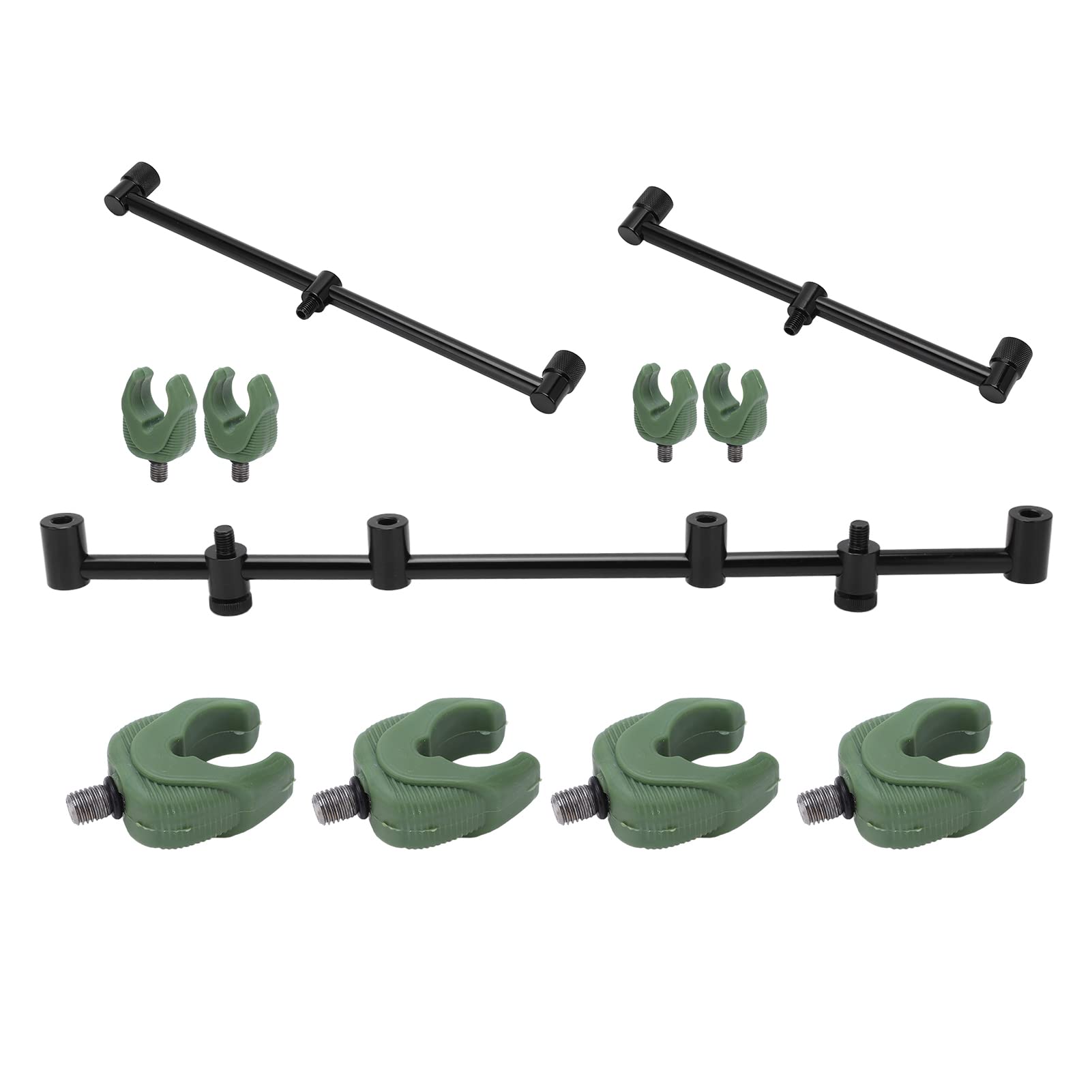 High Strength Portable Fishing Rod Holder - Military Green Boat Fishing Rod Stand for Kayak, Canoe & Shore Fishing | Durable & Lightweight for Outdoor Anglers