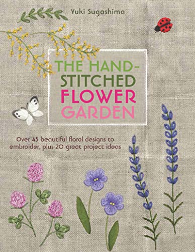 Hand Stitched Flower Garden - Premium Handmade Floral Embroidery Kit for DIY Home Decor, Wall Art & Gift Ideas | Perfect for Craft Lovers, Wedding Decorations & Nursery Room Decor