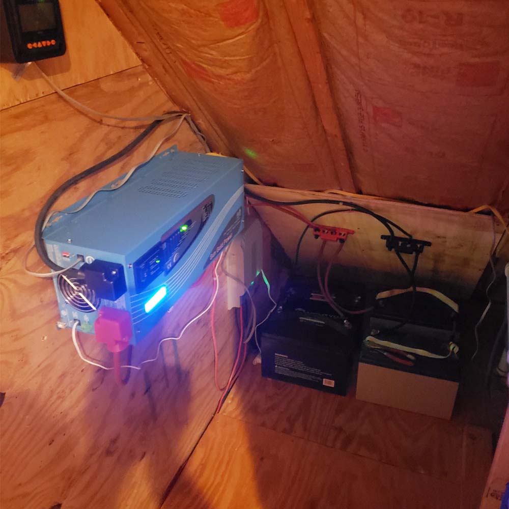 SunGoldPower 4000W 24V Pure Sine Wave Power Inverter with Built-in Charger - Perfect for RVs, Boats, Off-Grid Solar Systems & Emergency Backup Power