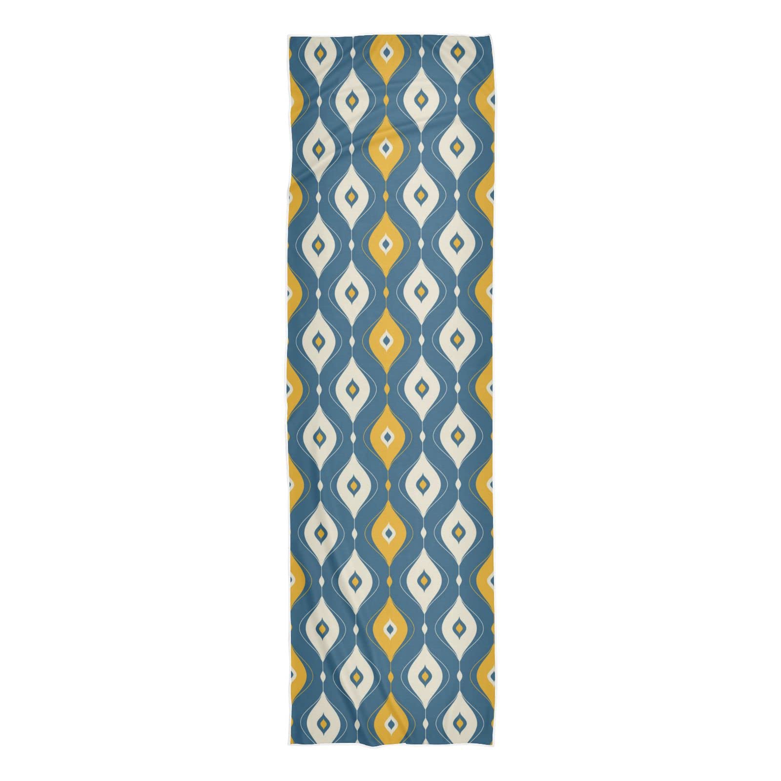 Fast Drying Travel & Camping Towel - Lightweight Gym & Yoga Towel for Women - Vintage Geometric Design - Perfect for Hiking, Running, Hot Weather & Ice Baths