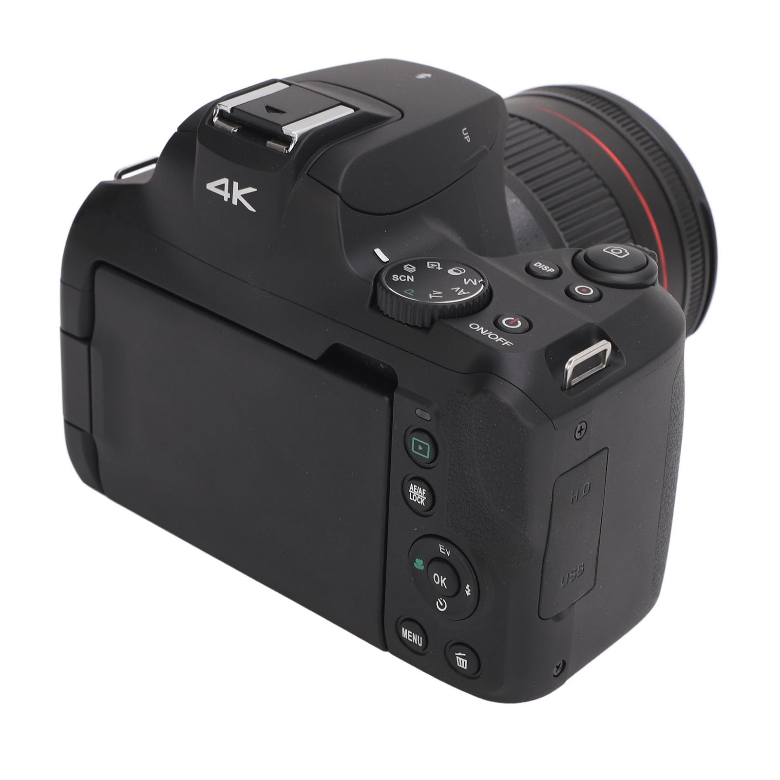 4K Digital Camcorder with 64MP Sensor & WiFi - 8MP Auto Focus Camera for Vlogging, YouTube Videos & Home Movies (F2.8-3.1 Aperture) - Perfect for Travel, Events & Content Creation