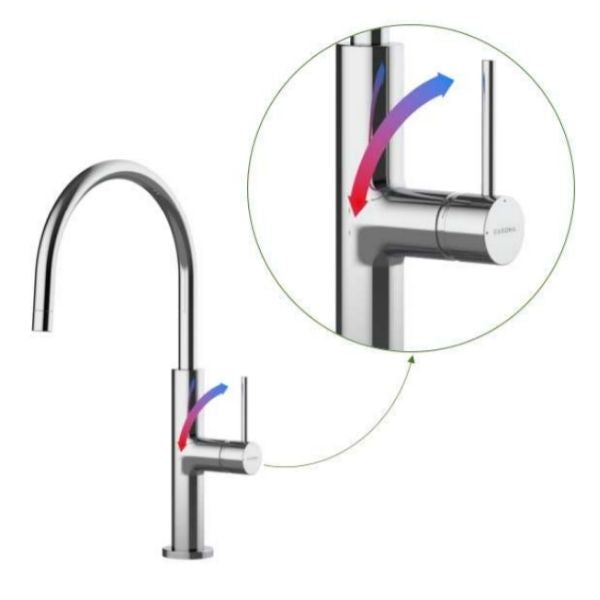 Caroma Urbane II Single Lever Sink Mixer Tap in Chrome - Perfect for Modern Kitchen & Bathroom Renovations