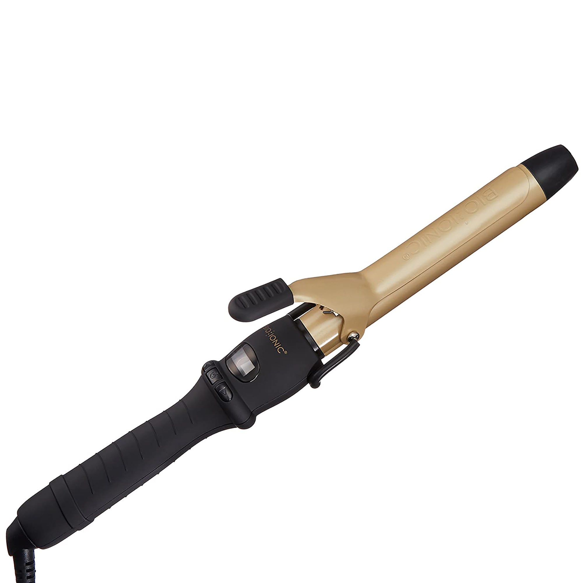 BioIonic GoldPro Professional Curling Iron - 1 Inch Ceramic Tourmaline Hair Wand for Long Lasting Curls & Waves, Perfect for Salon-Quality Styling at Home or Special Occasions