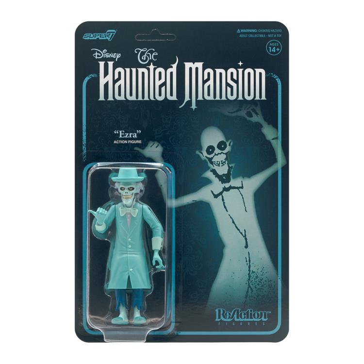 The Haunted Mansion ReAction Ezra Figure - Collectible Disney Park Ghost Character Toy for Halloween Decor & Disney Fans