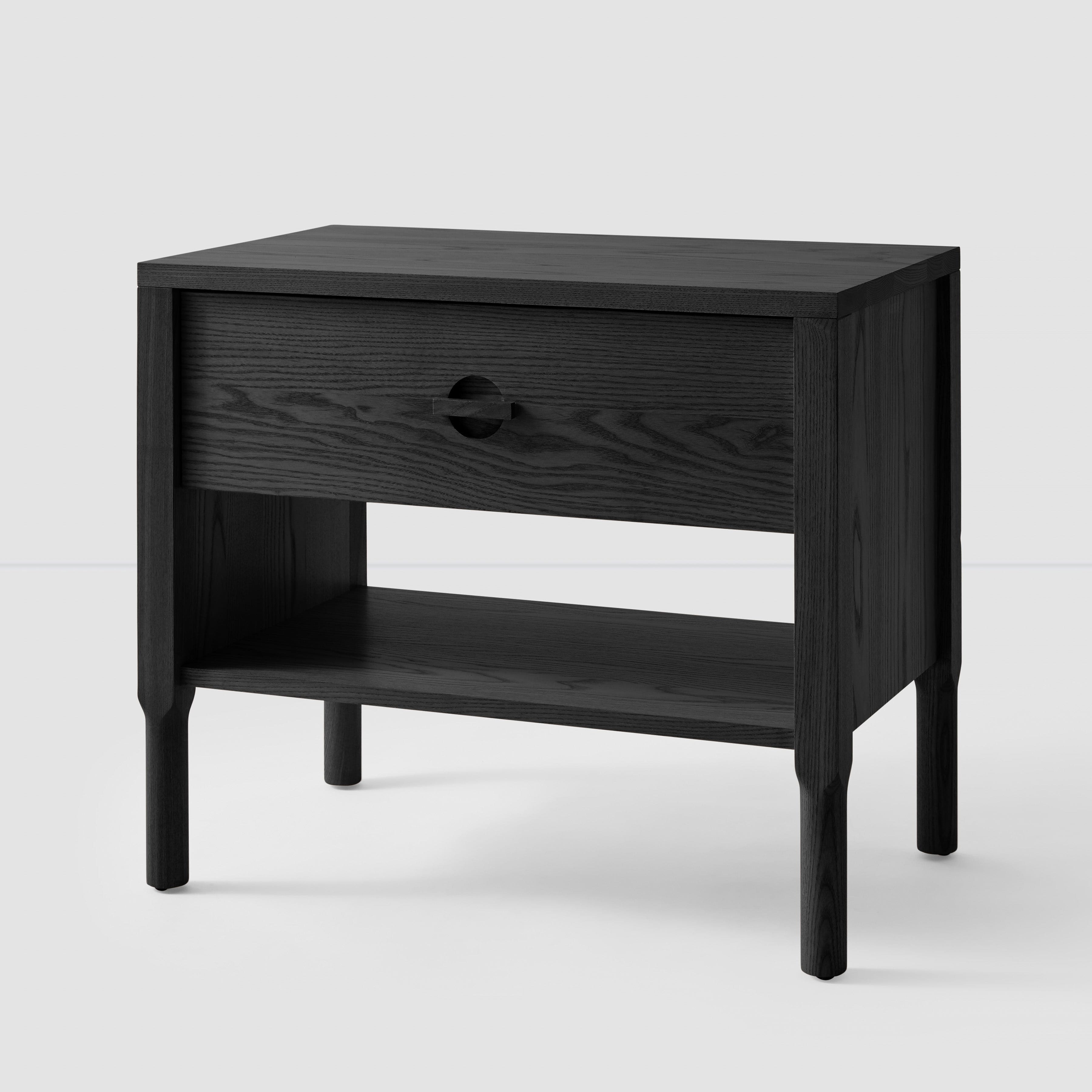 Stylish Avon Nightstand with Drawer - Modern Bedside Table for Bedroom, Living Room, or Office - Perfect for Storage and Decor