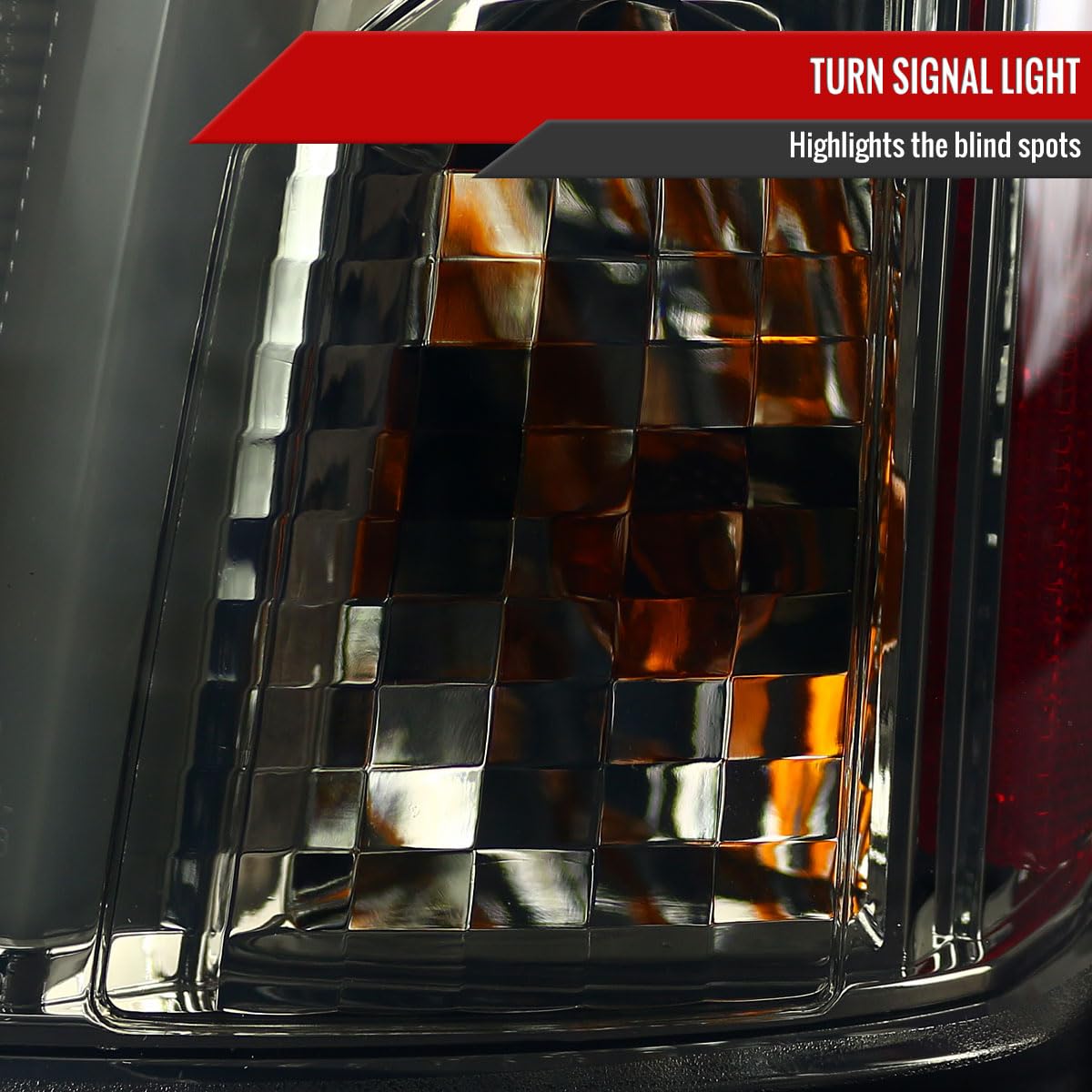 Smoke Lens LED Tail Lights for Cadillac CTS 2003-2007 - Tinted Rear Brake Lamps Pair - Upgrade Your Car's Style & Night Visibility (Perfect for Night Driving & Custom Car Mods)
