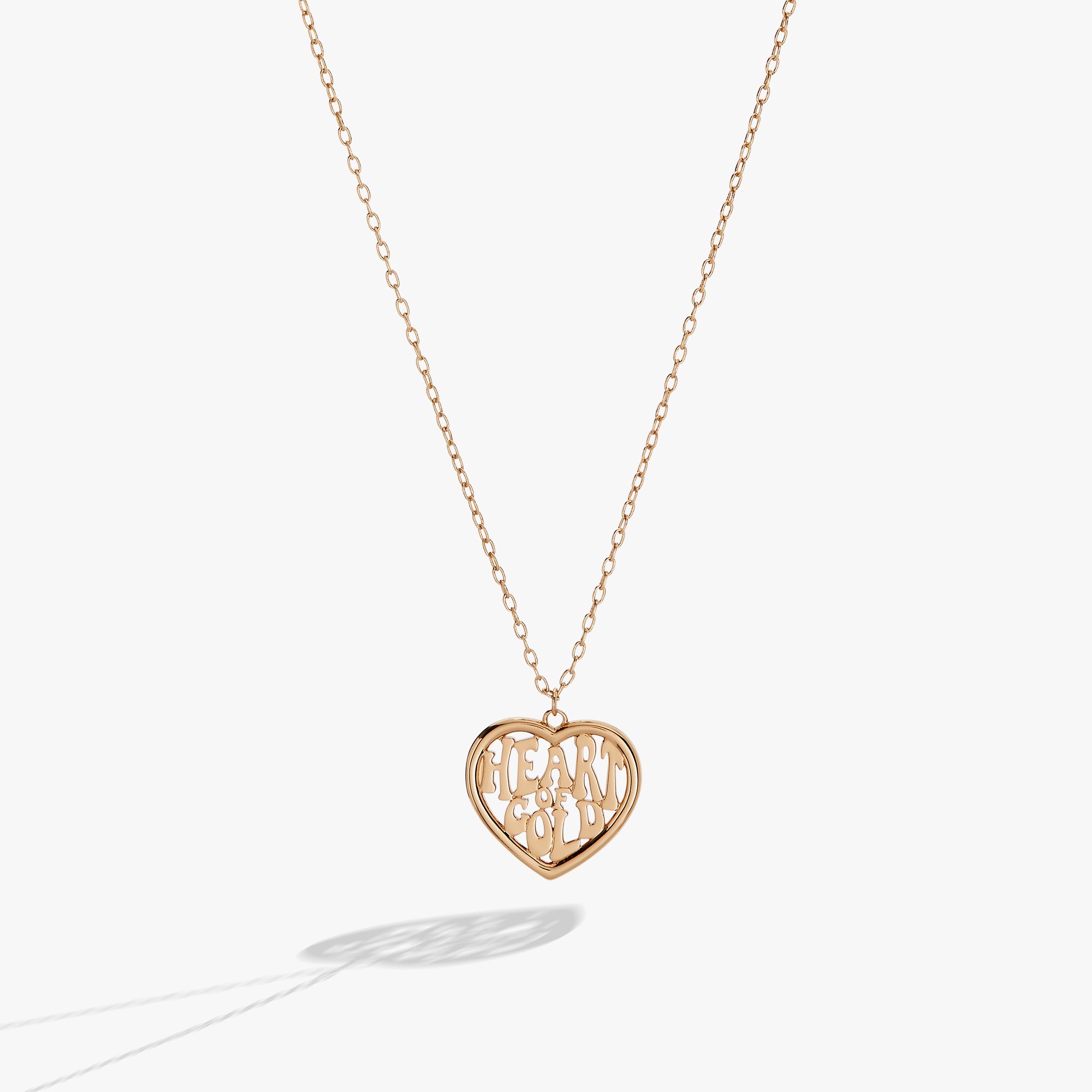 Heart of Gold Pendant Necklace for Women - 14K Gold Plated Elegant Jewelry Gift for Valentine's Day, Anniversary & Special Occasions