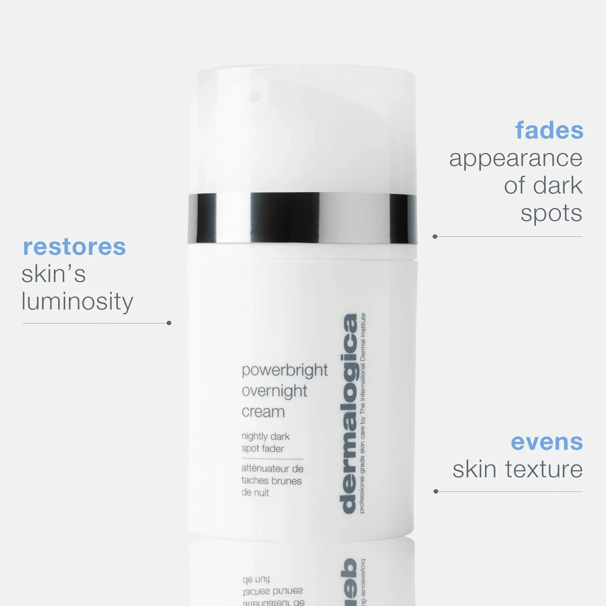 PowerBright Overnight Cream - Anti-Aging Night Moisturizer with Hyaluronic Acid & Vitamin E for Glowing Skin | Perfect for Nighttime Skincare Routine & Dry Skin Relief