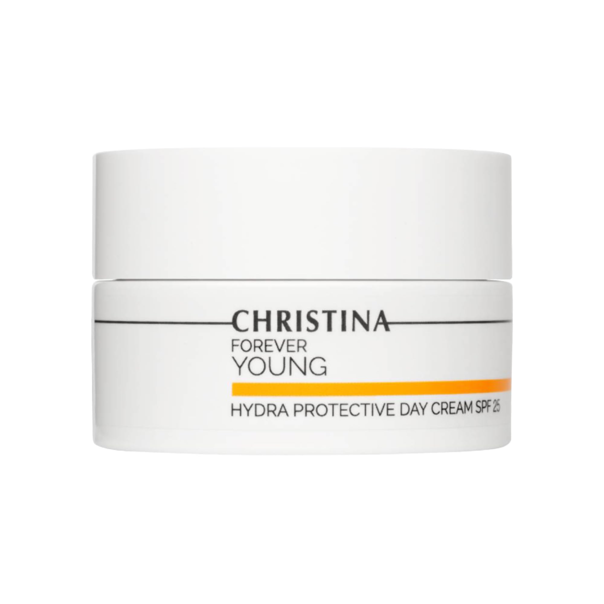 Christina Forever Young Hydra Protective Day Cream SPF 25 (50ml) - UVA/UVB Protection, Non-Comedogenic & Lightweight Face Moisturizer with Sunscreen for All Skin Types (Dry, Oily, Combination, Sensitive) | Daily Hydration & Sun Protection for Healthy Glowing Skin