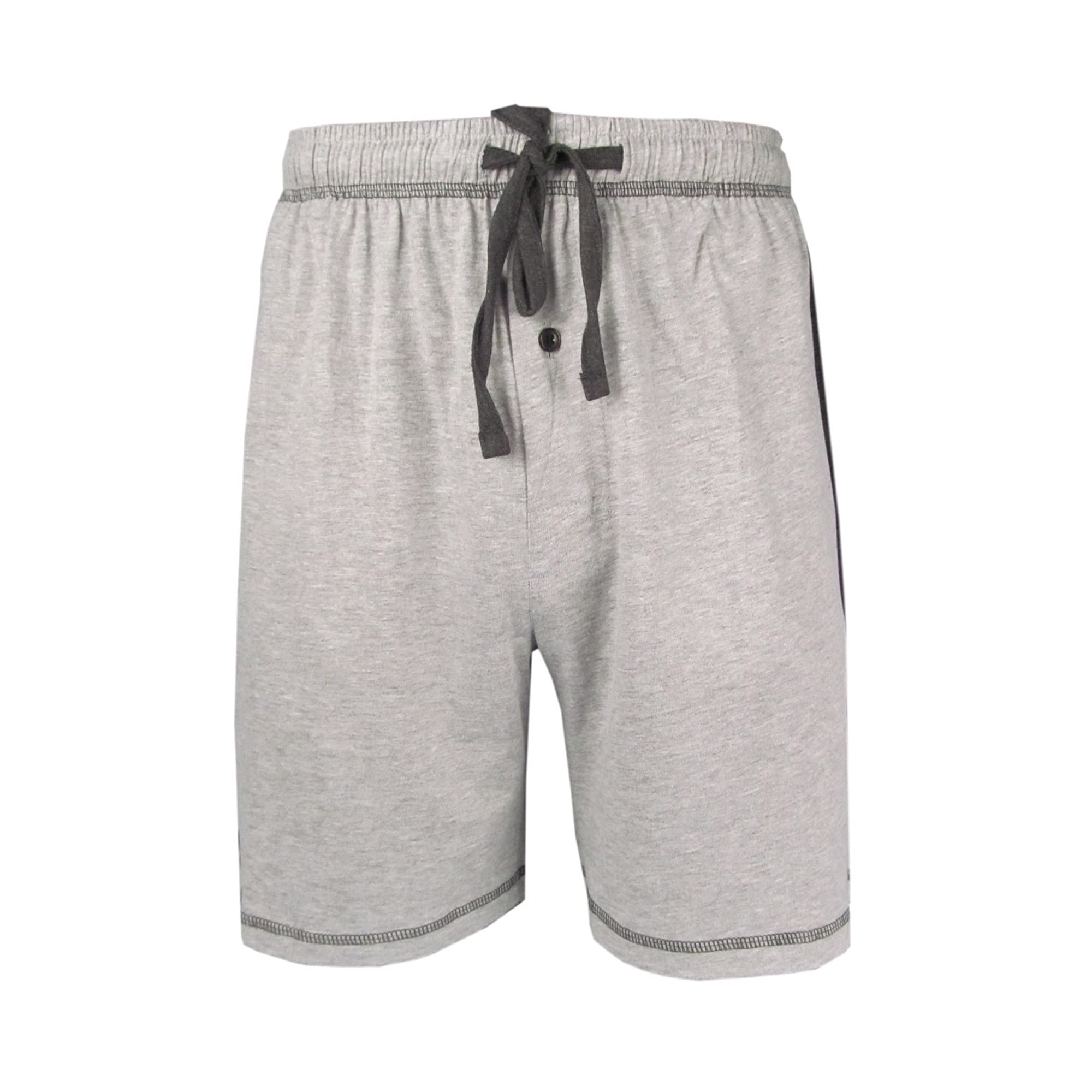 Brave Men's Cotton Super Soft Knit Lounge Shorts - Comfortable Sleepwear & Relaxation Pants for Home, Travel & Lounging
