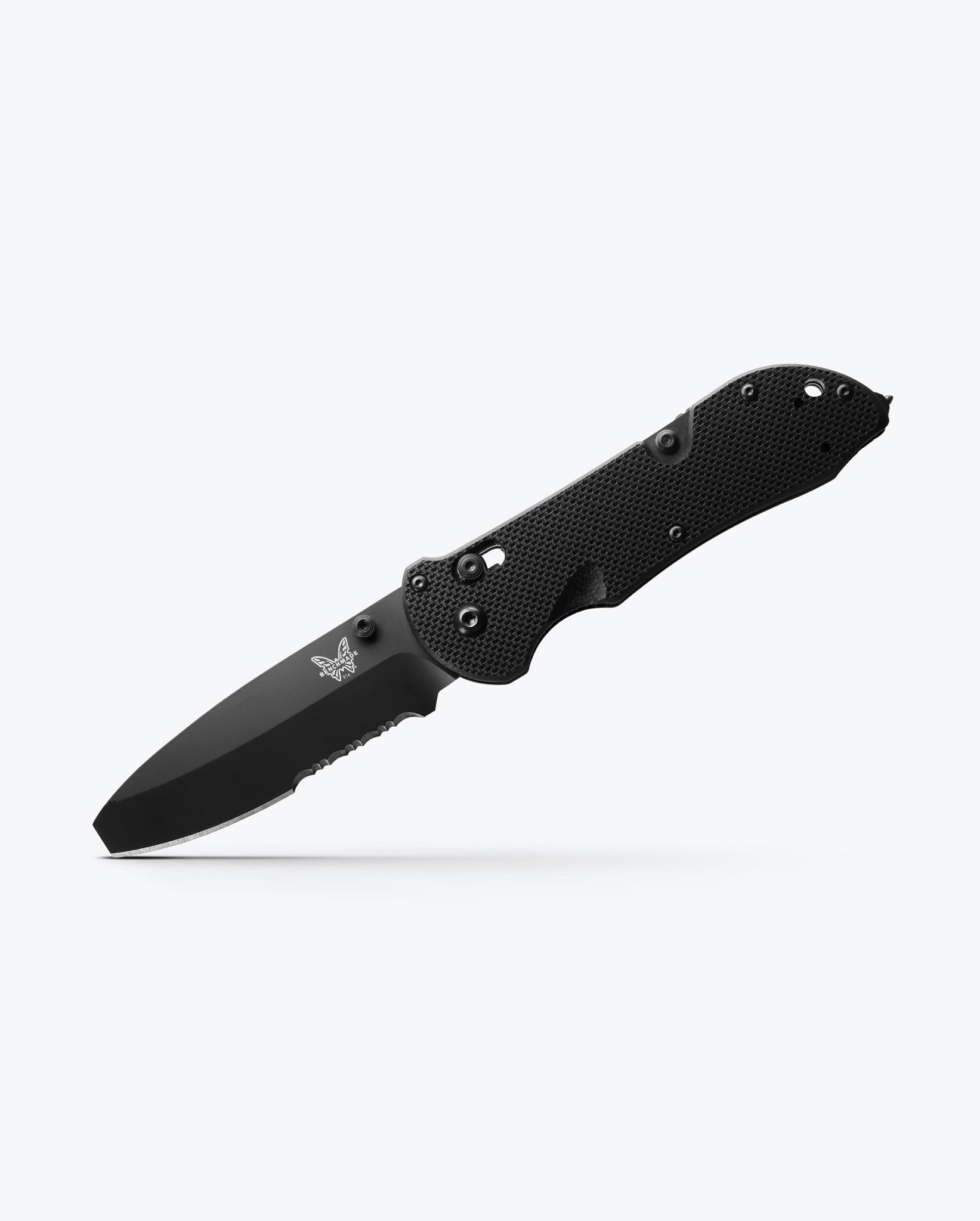 Triage® Black G10 Tactical Knife - High-Quality EDC Folding Knife for Outdoor, Survival, and Everyday Carry