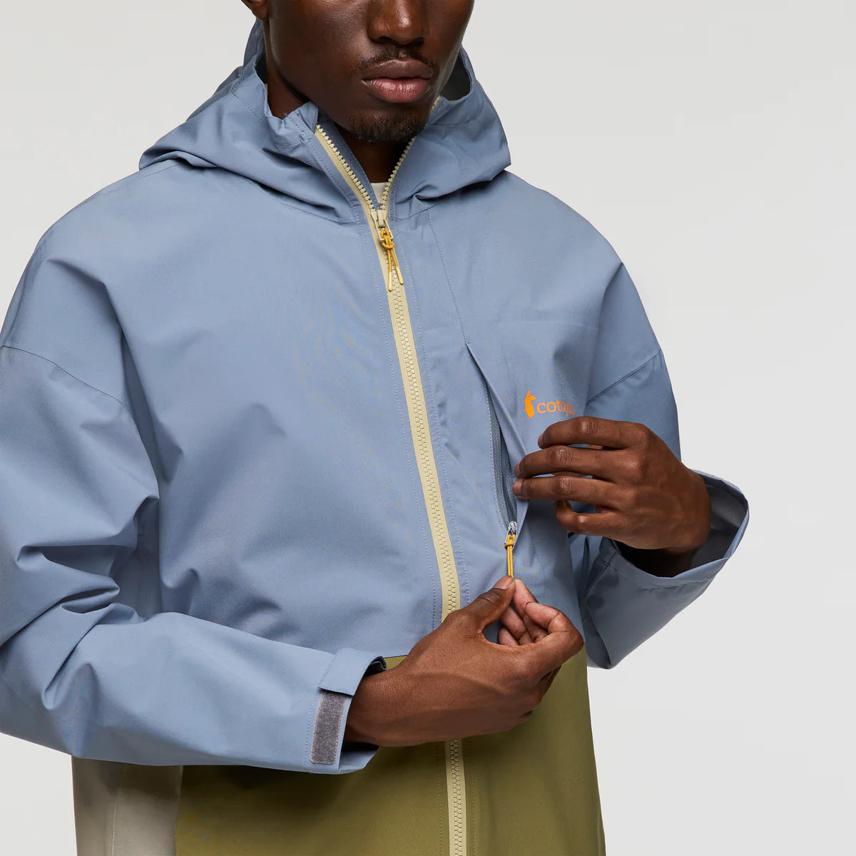 Cielo Waterproof Rain Jacket for Men - Lightweight Windproof Outdoor Hiking Jacket - Perfect for Camping, Travel & Everyday Wear