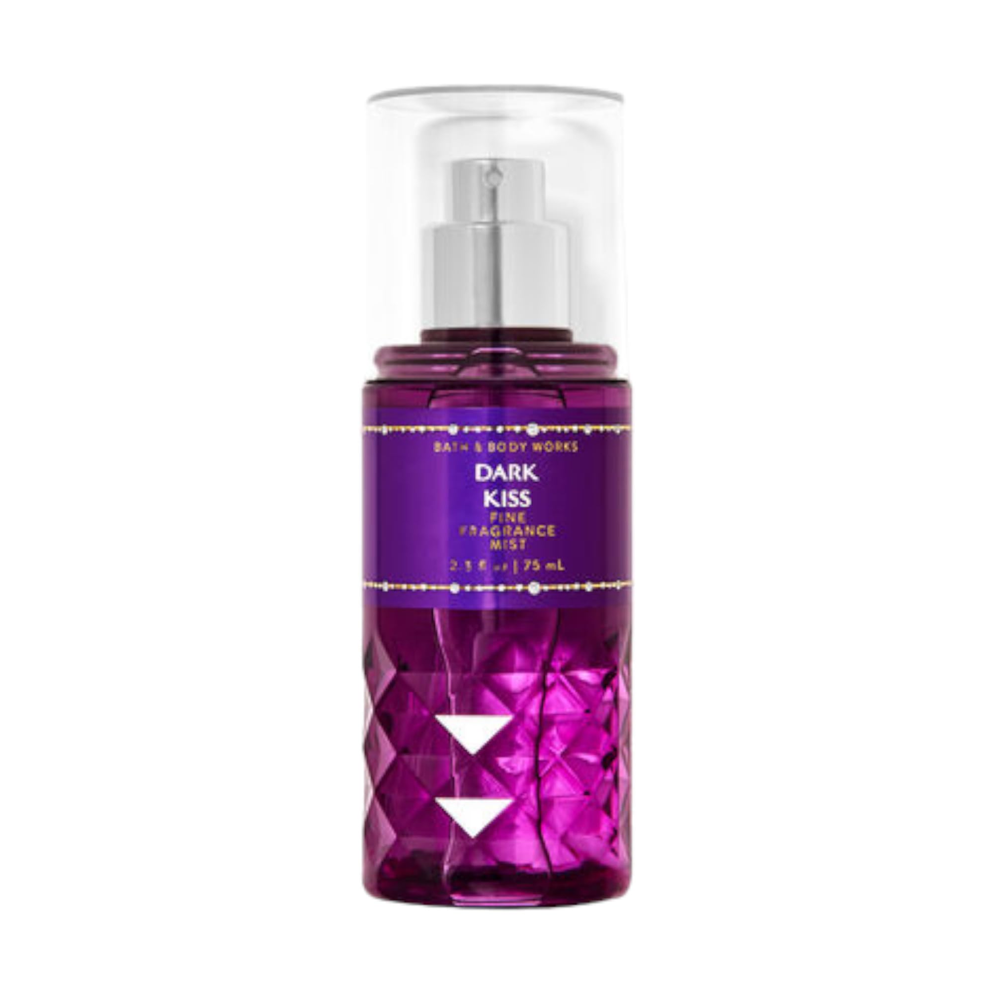 Bath & Body Works Dark Kiss Fine Fragrance Mist - 2.5 oz Travel Size Mini Purse Spray for Women | Perfect for On-the-Go Freshness, Gym Bag Essential & Quick Touch-Ups