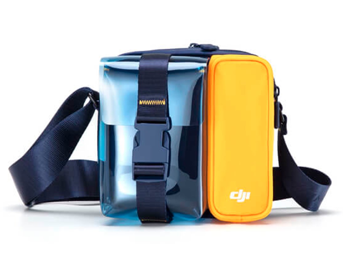 DJI Mini Drone Carrying Case (Blue & Yellow) - Portable & Protective Storage Bag for DJI Mini Series Drones - Perfect for Travel, Hiking & Outdoor Adventures
