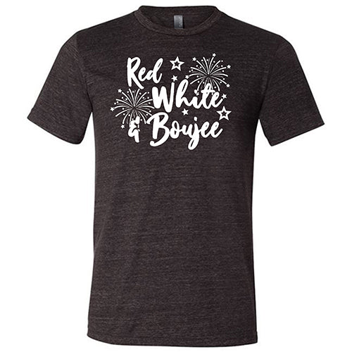 Stylish Red, White & Boujee Unisex Shirt - Trendy Casual Wear for Men & Women - Perfect for Parties, Outings & Everyday Fashion