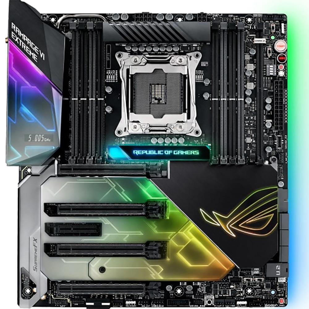 ASUS ROG Rampage VI Extreme X299 LGA2066 Gaming Motherboard - High Performance ATX for PC Builds, Overclocking & VR Gaming