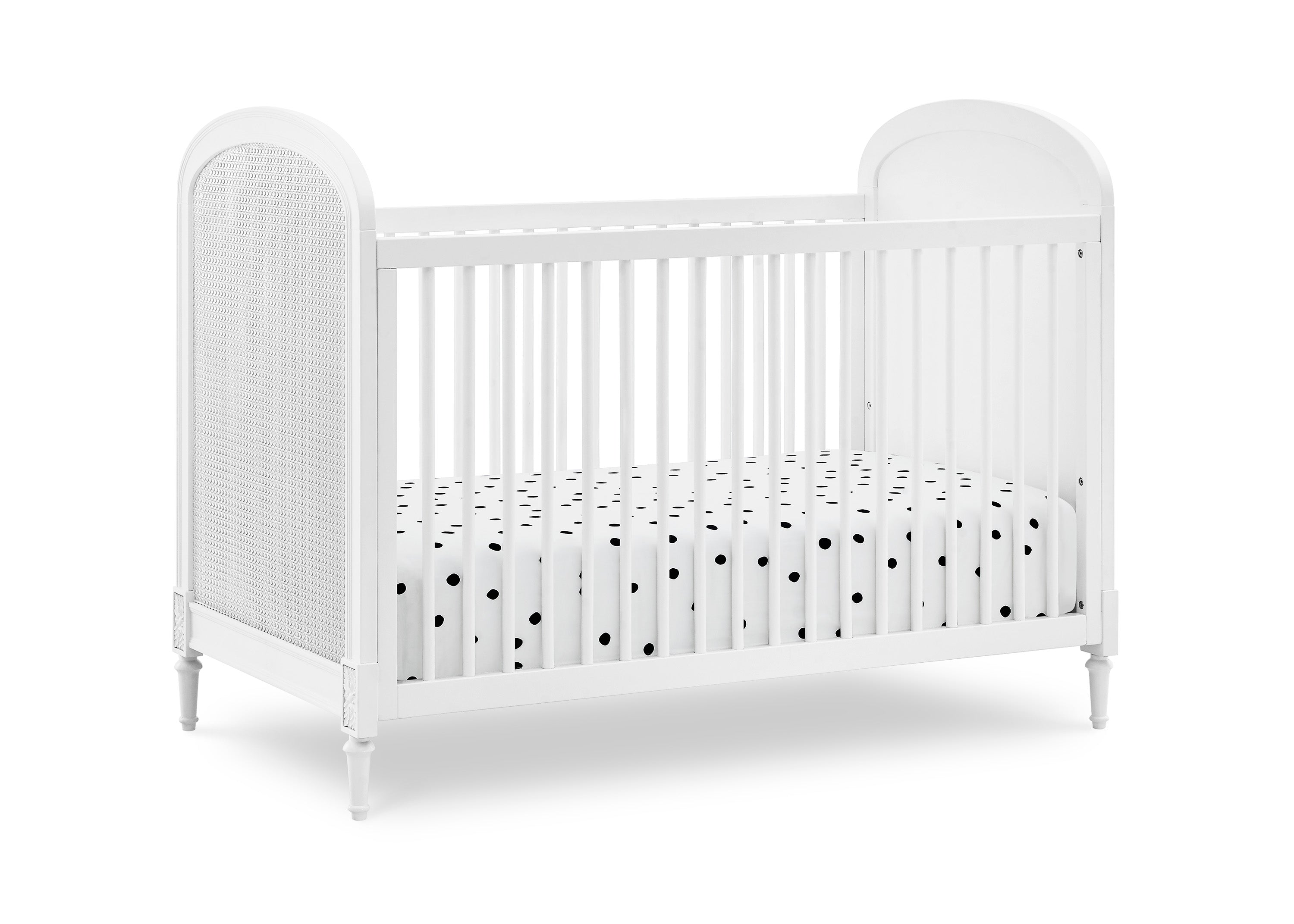 Madeline 4-in-1 Convertible Baby Crib - Toddler Bed & Daybed Conversion - Nursery Furniture for Boys & Girls - Perfect for Newborns to Teens Bedroom Decor