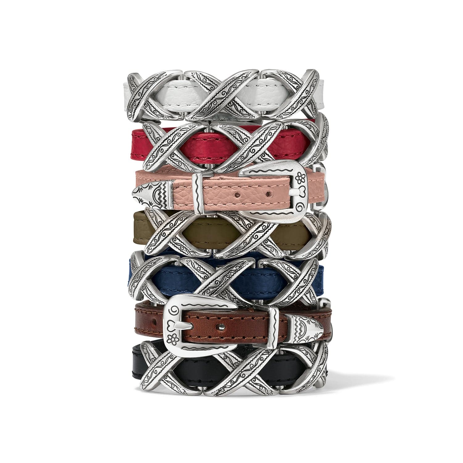 Kriss Kross Etched Bandit Bracelet for Women - Stainless Steel Adjustable Bangle - Boho Chic Jewelry for Casual Wear, Layering & Gift Giving