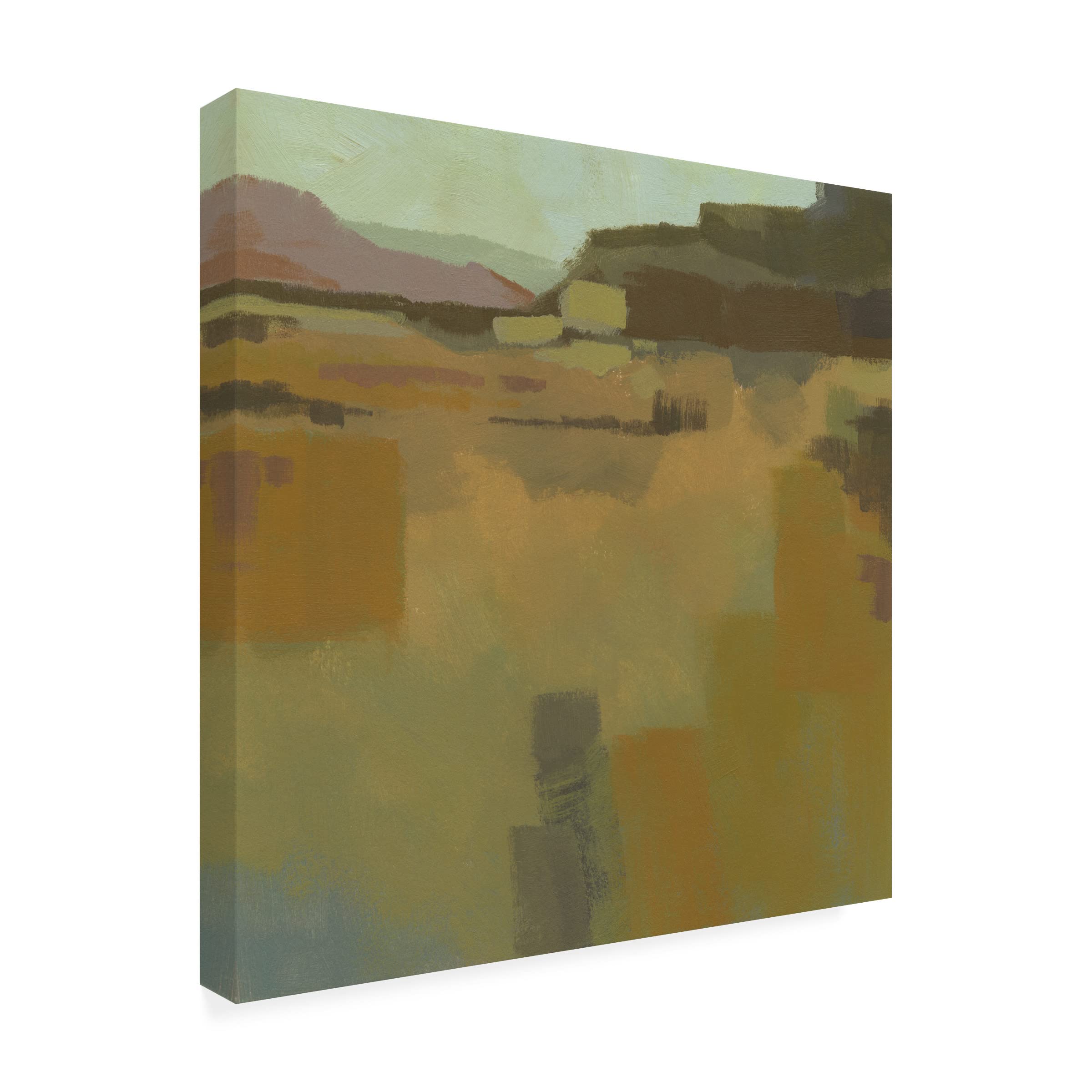 Jacob Green 'Mountain Meadow I' Landscape Canvas Wall Art Print - Nature Inspired Home Decor for Living Room, Bedroom & Office