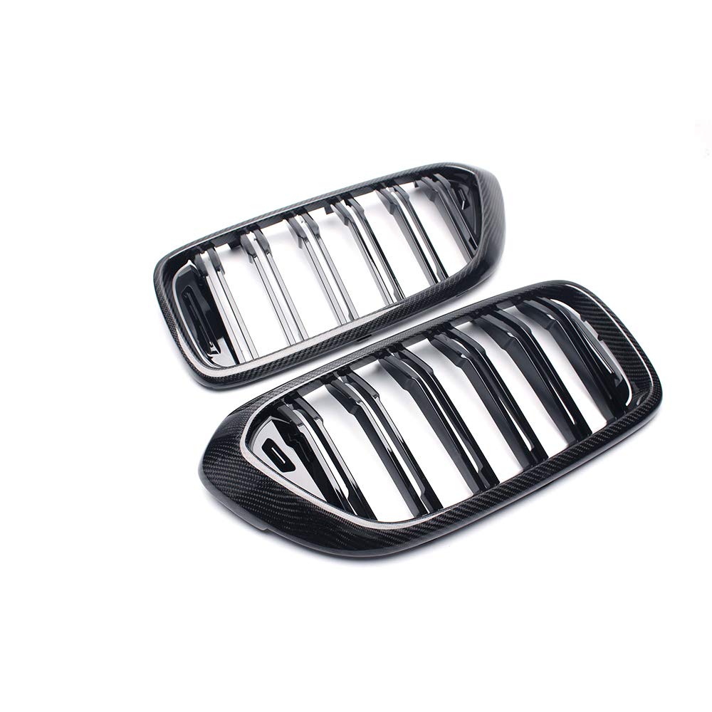 Premium Carbon Fiber Black Kidney Grille for BMW G32 630i 640i 6 Series GT (2017-2019) - High-Performance Replacement Part for Sporty Look & Enhanced Airflow