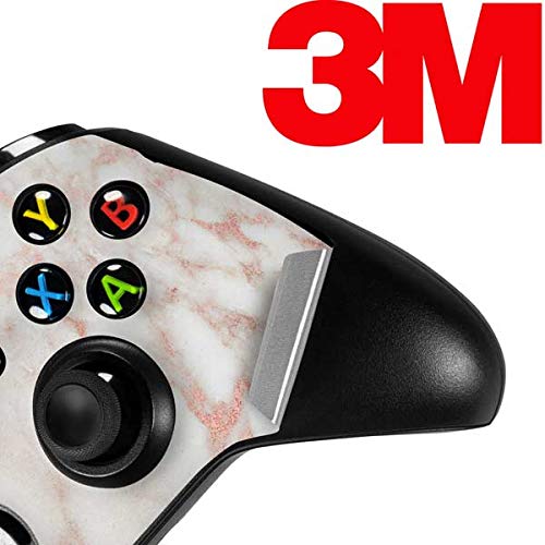 Rose Gold Marble Skin Decal for Xbox One S Controller - Custom Gaming Protection - Perfect for Gaming Enthusiasts & Personalized Style