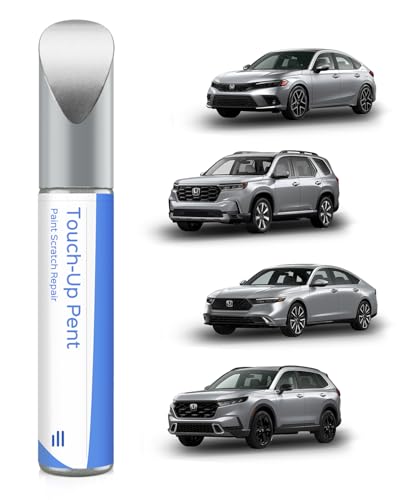 Lunar Silver Metallic(NH-830M) compatible with Accord/Civic/CR-V/Fit/HR-V/Insight/Odyssey-models/Passport/Pilot/Ridgeline