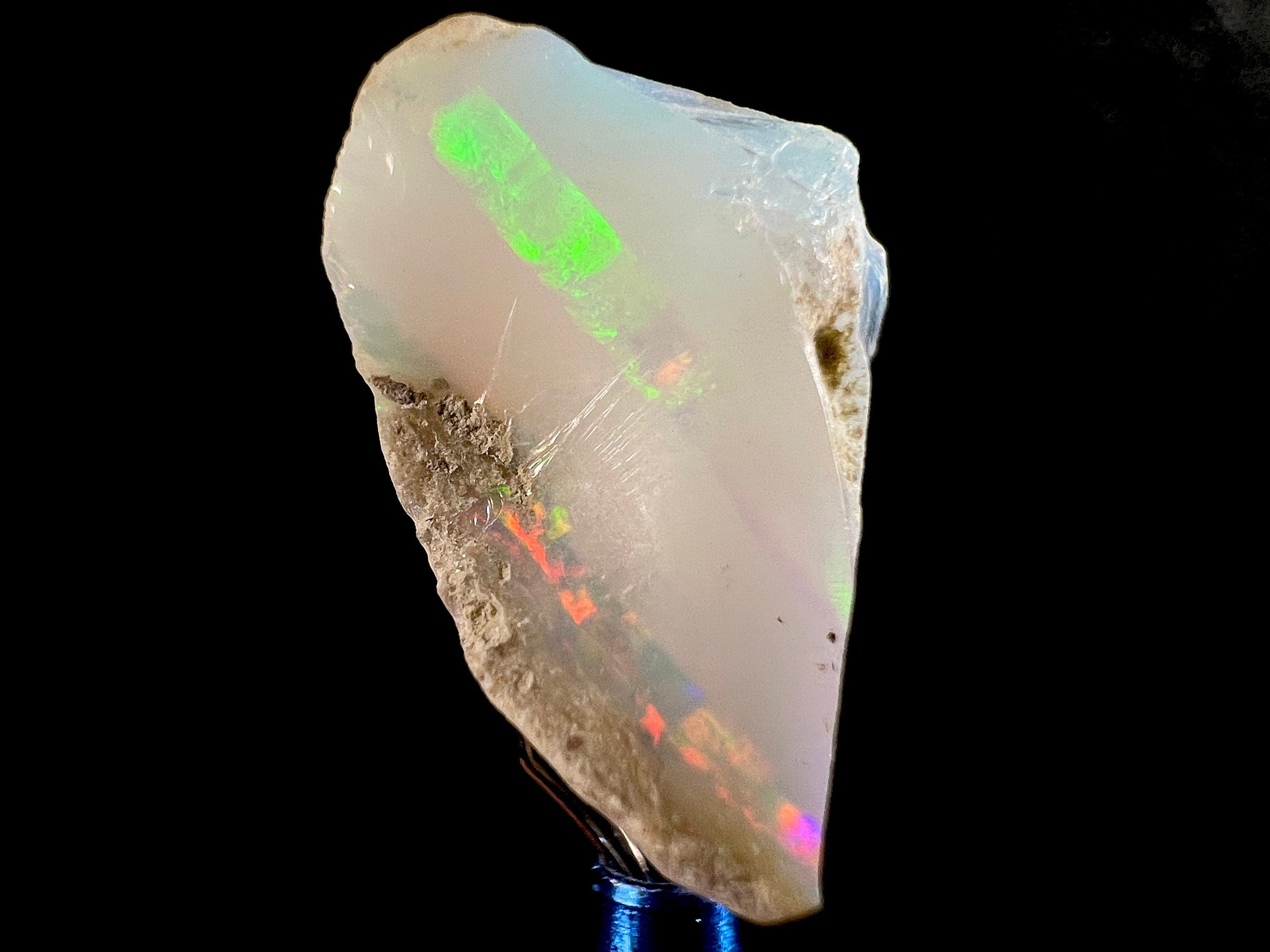Premium 4A Welo Opal Raw Crystal - Certified Cutting Grade Opal for Jewelry Making (50610) | Ideal for Rings, Necklaces & Handcrafted Gemstone Designs