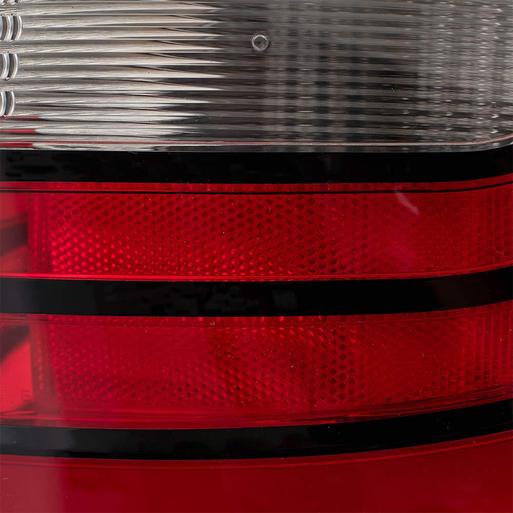 Brock Replacement Tail Lights Set - Driver & Passenger Side Quarter Panel Mounted for 2014-2020 Dodge Durango | Perfect for Night Driving & Vehicle Customization