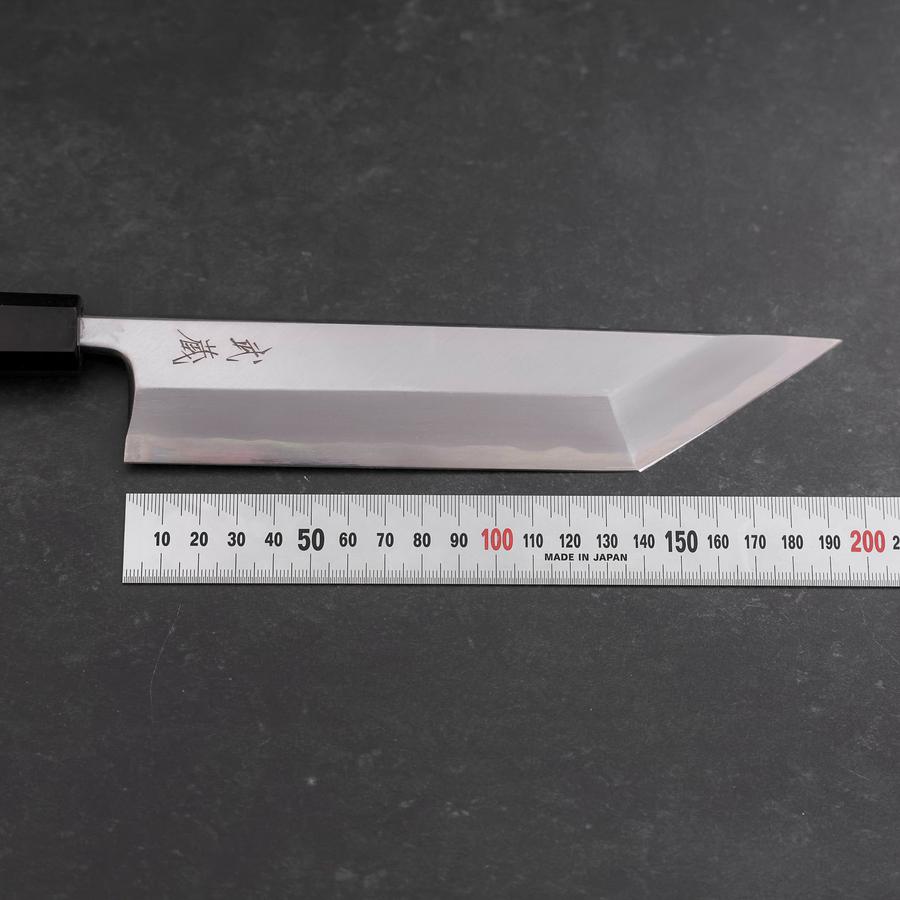 Premium Unagisaki Edo Blue Steel #1 Hon Kasumi Sushi Knife - 195mm Buffalo Teak Handle - Perfect for Sushi Chefs & Japanese Cuisine Lovers