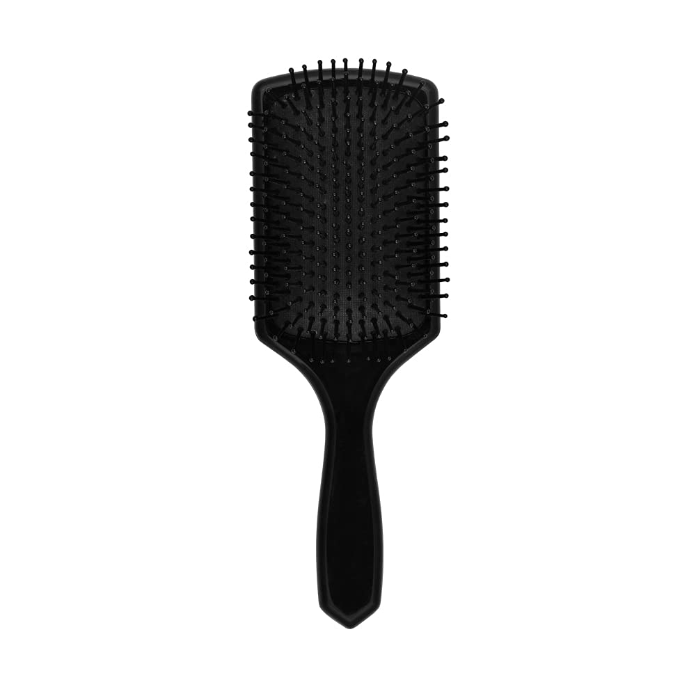 Kai Japanese Premium Air Cushioned Hair Brush for Men & Women - Black, Gentle on All Hair Types | Perfect for Daily Styling & Salon-Quality Results at Home