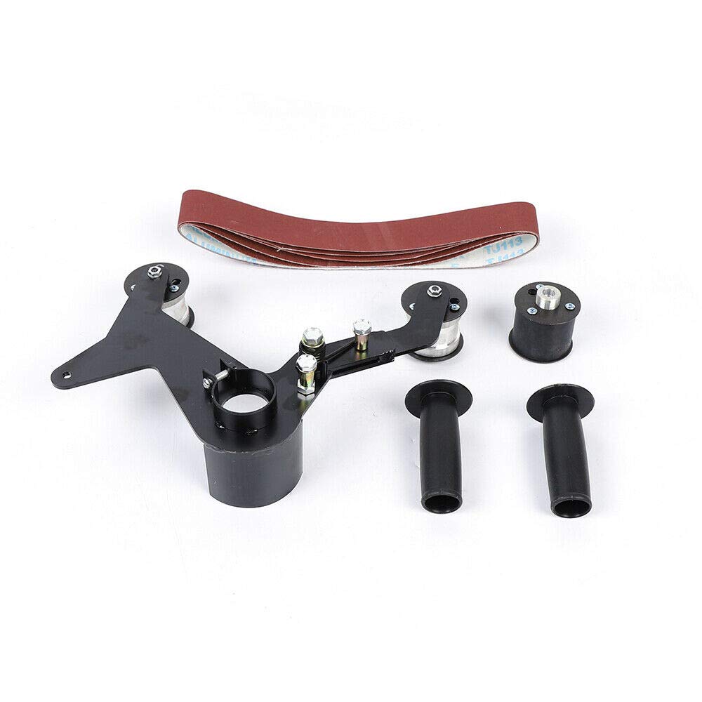 M14/M10 Angle Grinder Belt Sander Attachment - Iron Sanding Machine for Metal & Wood - Fast NJ/CA Shipping - Perfect for DIY Projects, Metal Polishing & Woodworking