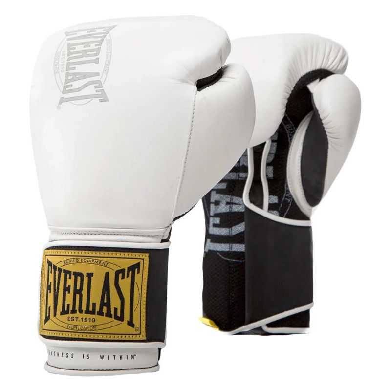 Everlast 1910 Classic Boxing Gloves - Premium Leather Training Gloves for Men & Women - Ideal for Boxing, MMA, Sparring & Fitness Workouts