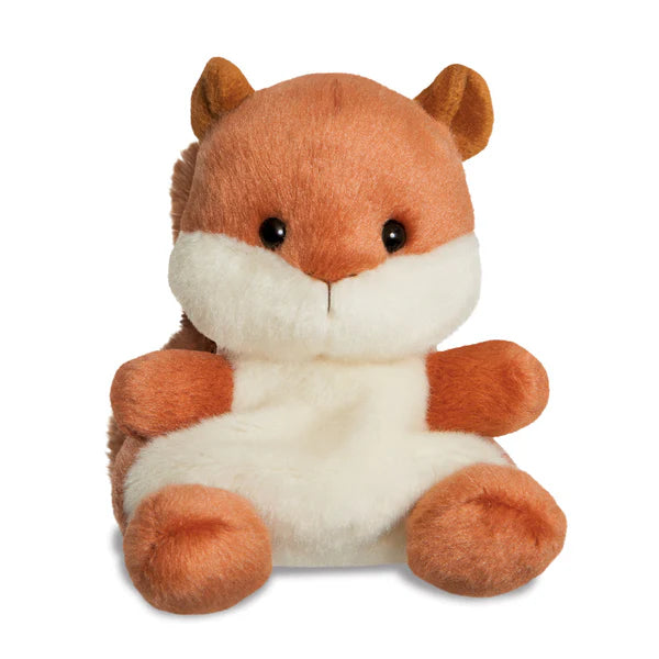 Palm Pals Nibbles Squirrel Plush Toy - Soft Stuffed Animal for Kids, Gifts & Collectibles | Perfect for Cuddling, Decor & Stress Relief