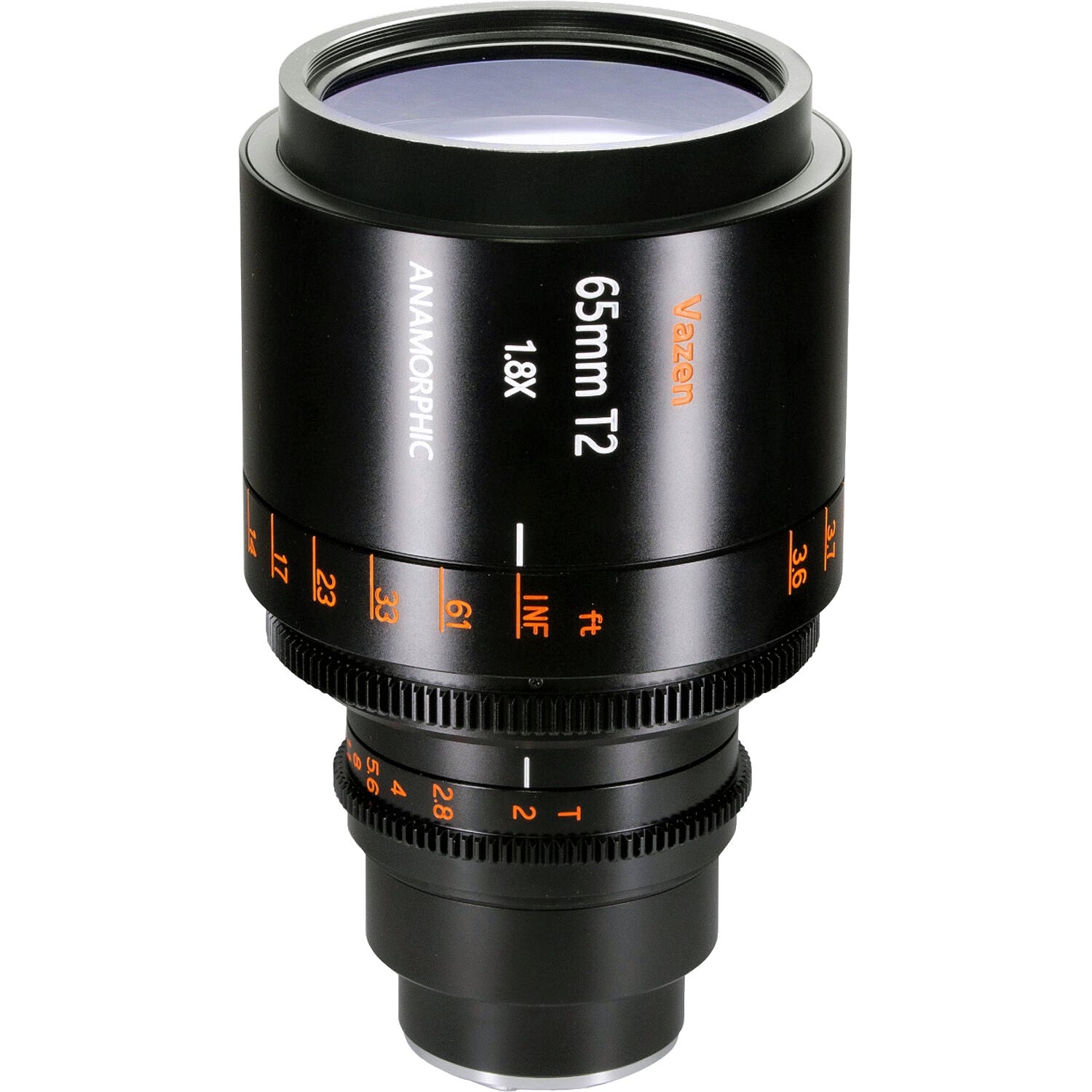 Vazen 65mm T2 1.8X Anamorphic Lens for Canon RF Mount - Amber Coating - Cinematic Widescreen Filmmaking - Perfect for Indie Films, Music Videos & Commercial Productions