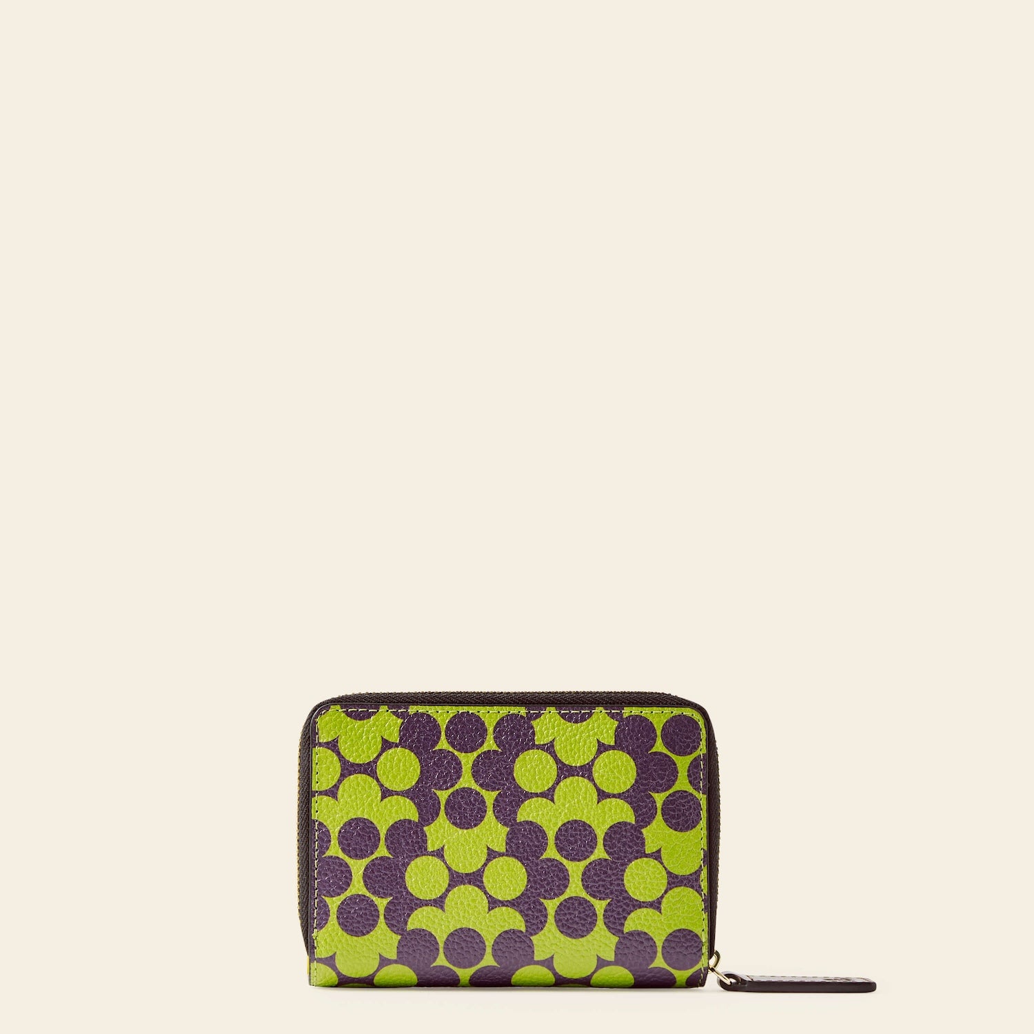 Celia Medium Wallet - Purple Puzzle Flower Design | Stylish & Durable Women's Wallet for Everyday Use, Travel, and Gift Giving