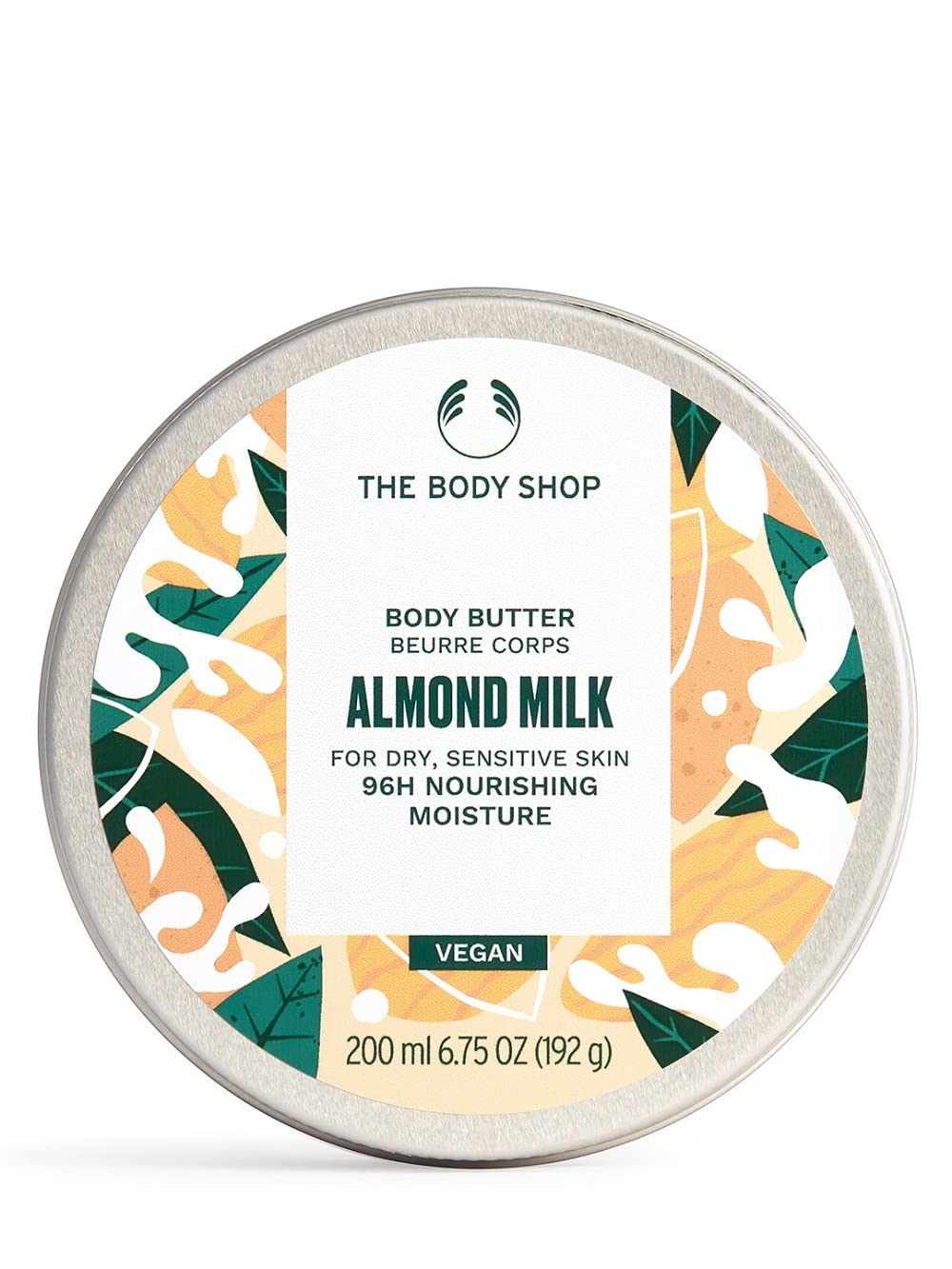 The Body Shop Almond Milk & Honey Body Butter - 6.9 Oz Deep Moisturizing Cream for Dry Skin | Hydrating & Nourishing for Women | Perfect for Daily Use & Nighttime Skincare Routine