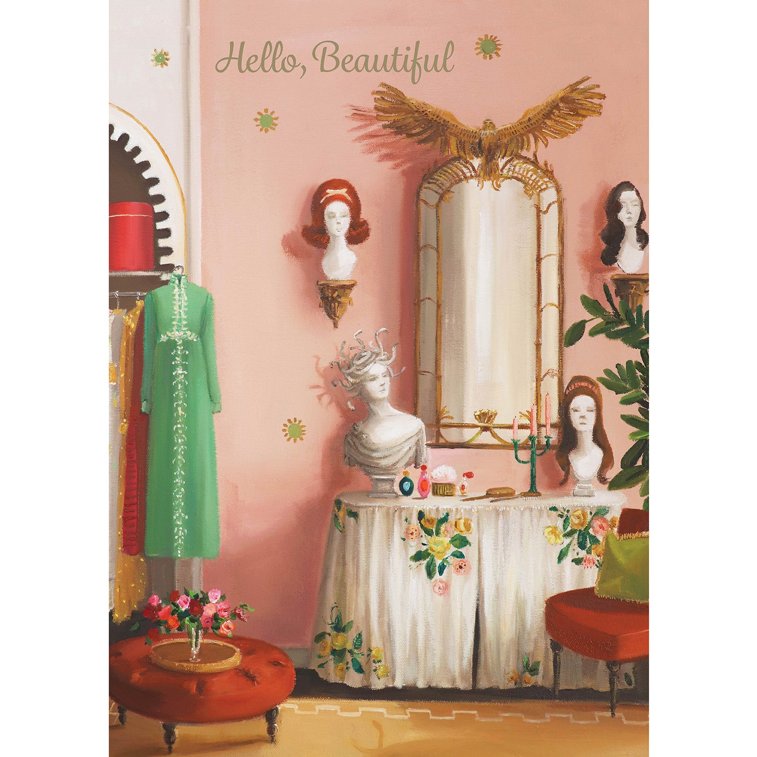 Stunning Medusa Greeting Card - Mythological Art Card for Birthdays, Holidays & Special Occasions - Perfect Gift for Mythology Lovers